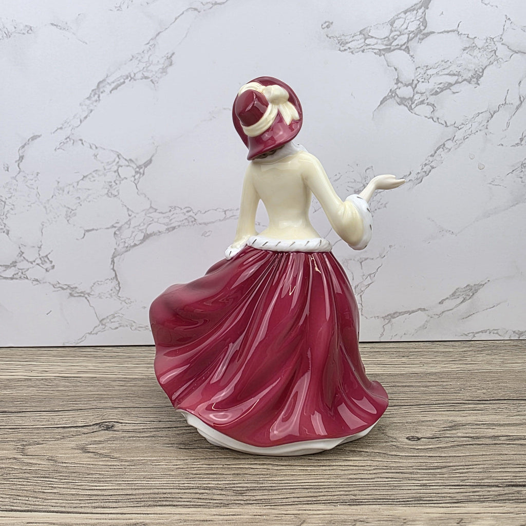 Royal Doulton Pretty Ladies Christmas Day HN5350 Porcelain Lady Figurine Hand Decorated England