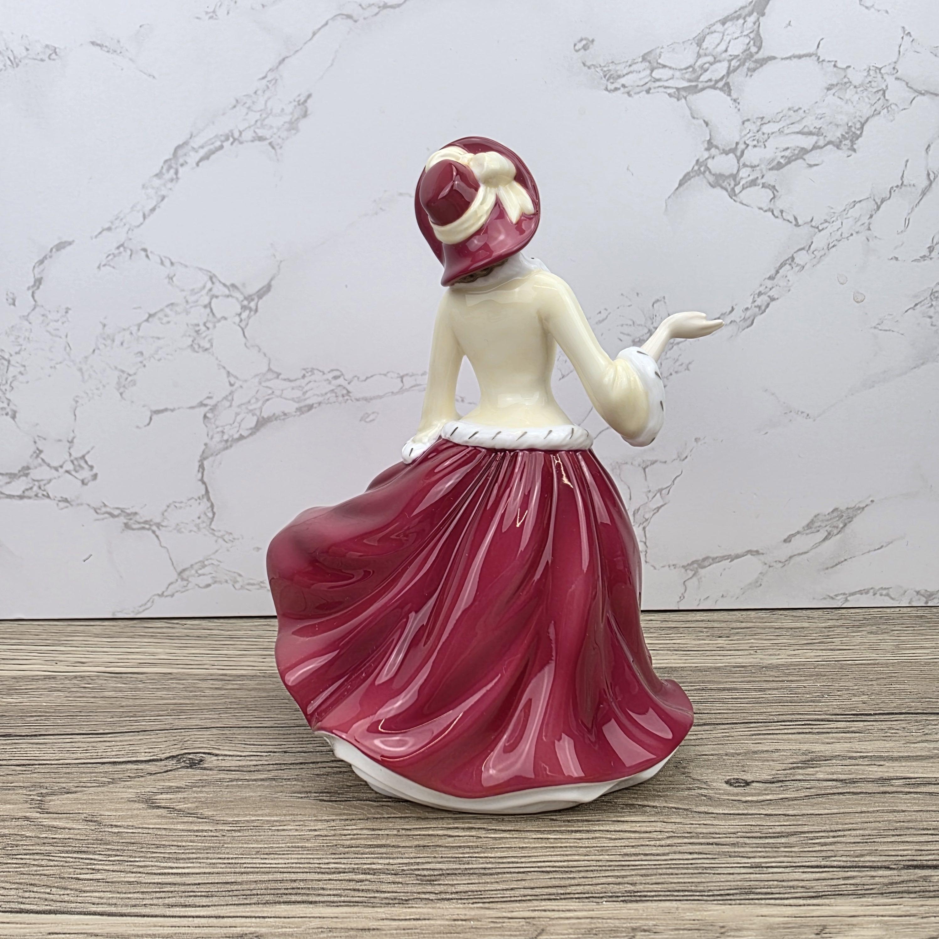 Royal Doulton Pretty Ladies Christmas Day HN5350 Porcelain Lady Figurine Hand Decorated England