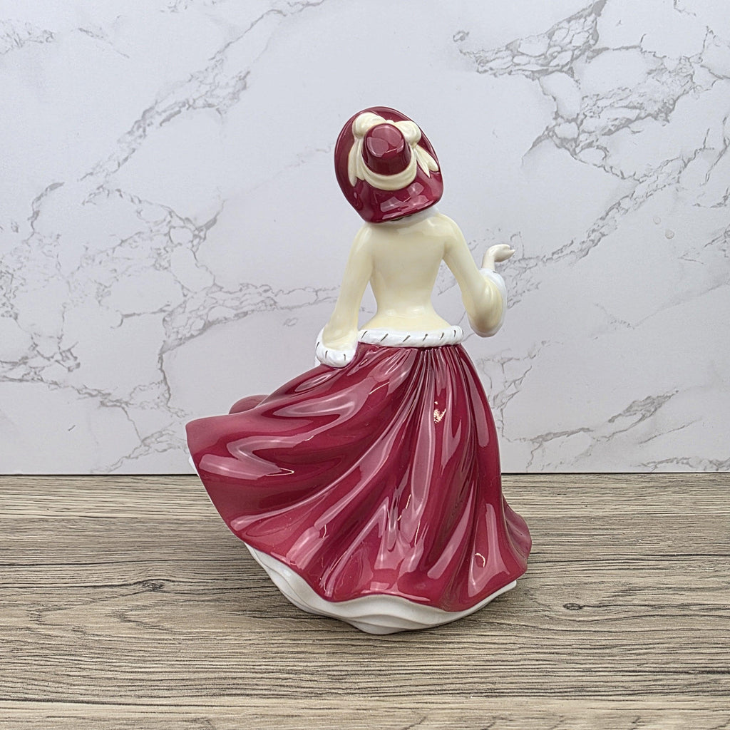 Royal Doulton Pretty Ladies Christmas Day HN5350 Porcelain Lady Figurine Hand Decorated England
