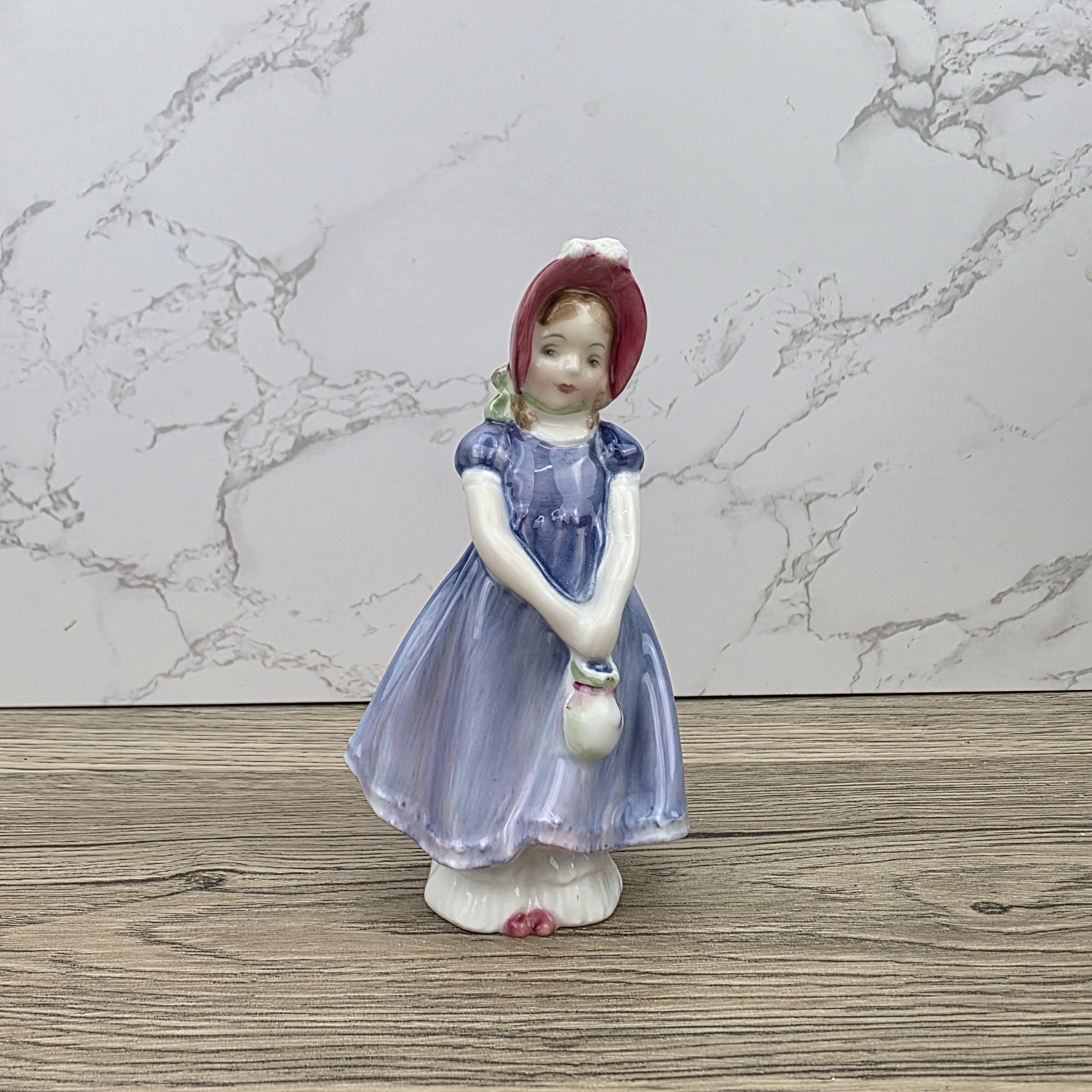 Royal Doulton Ivy HN1768 Porcelain Lady Figurine Hand Decorated England 1936 Collectible Vintage