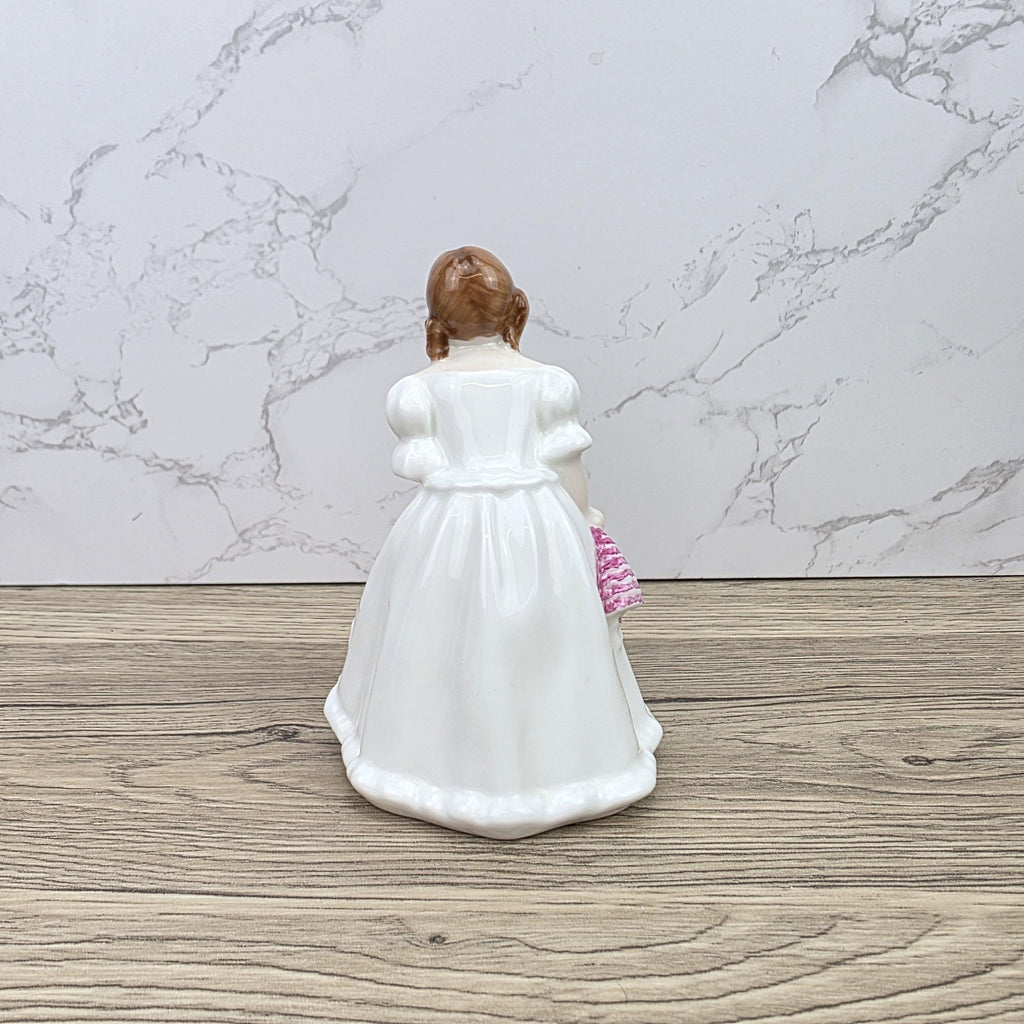 Vintage Royal Doulton Lynsey HN3043 Porcelain Girl Figurine Hand Decorated England 1984 Bone China