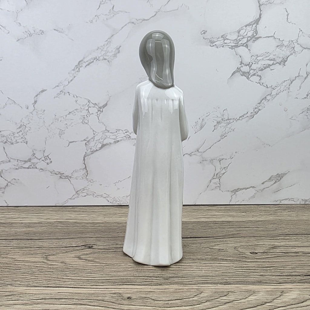 Porcelain Girl Figurine Holding Doll by NAO Lladro | Spain DAISA | A51F Model | 1980s Vintage