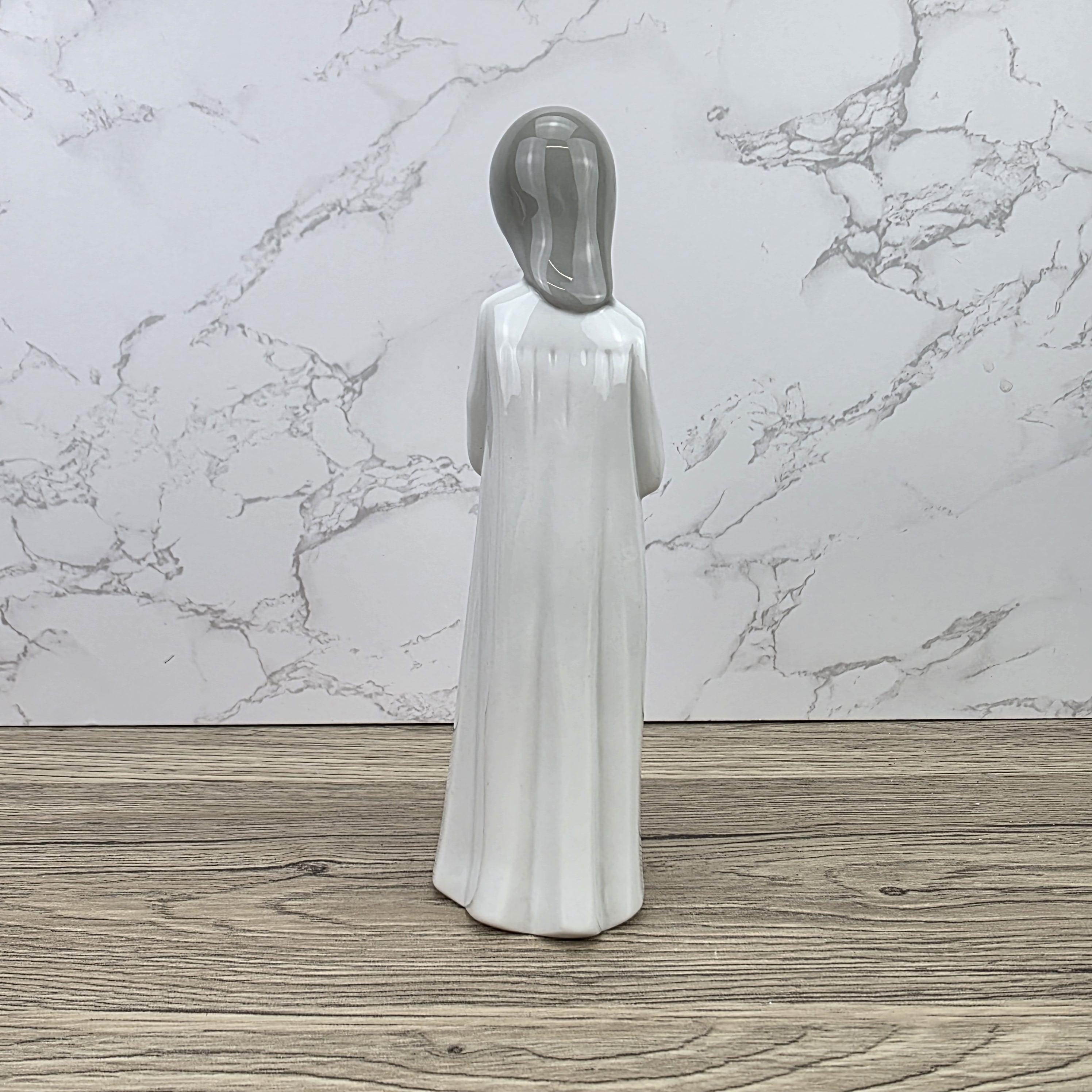 Porcelain Girl Figurine Holding Doll by NAO Lladro | Spain DAISA | A51F Model | 1980s Vintage