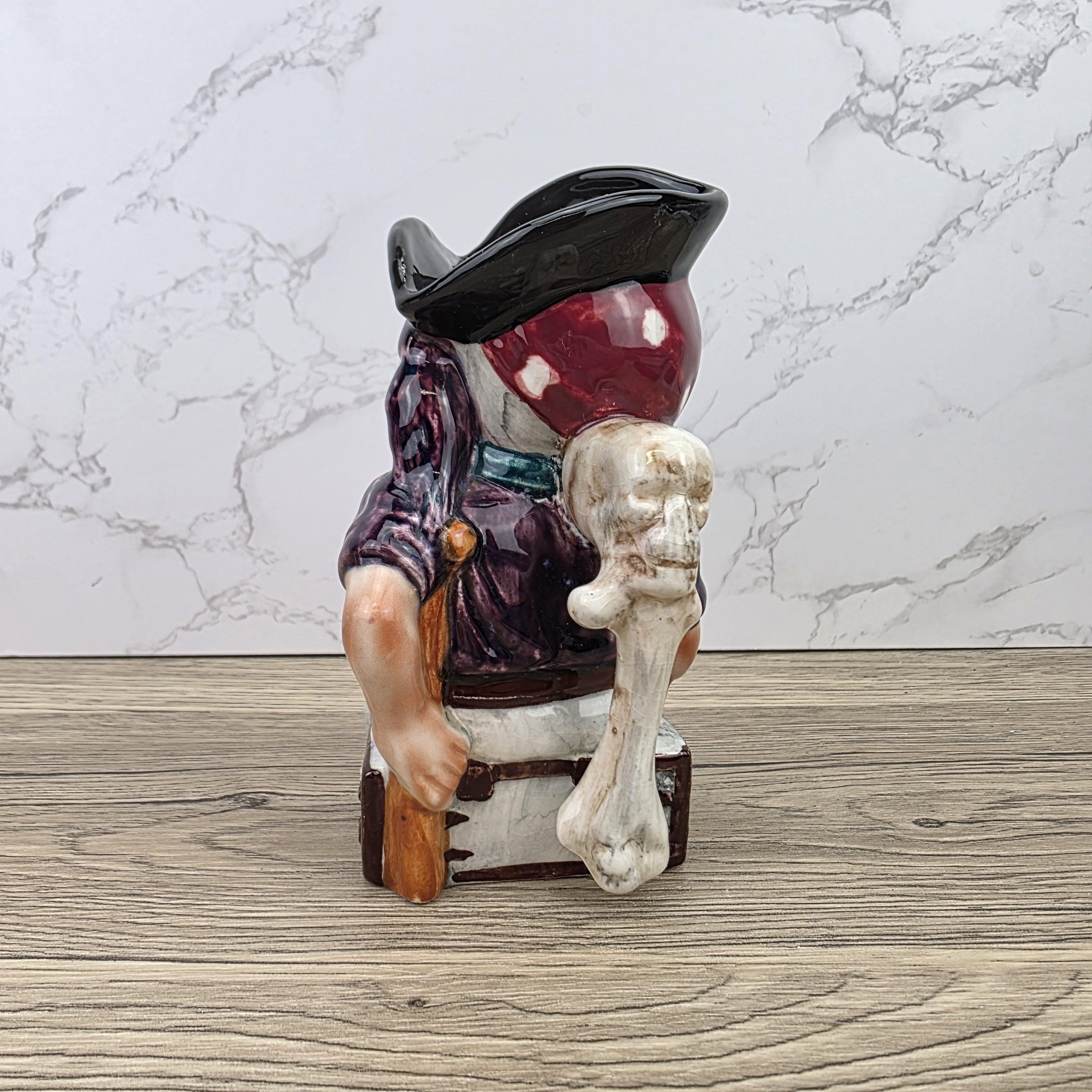 Toby Character Jug Long John Silver by Shorter and Son | Staffordshire England | Pirate Mug