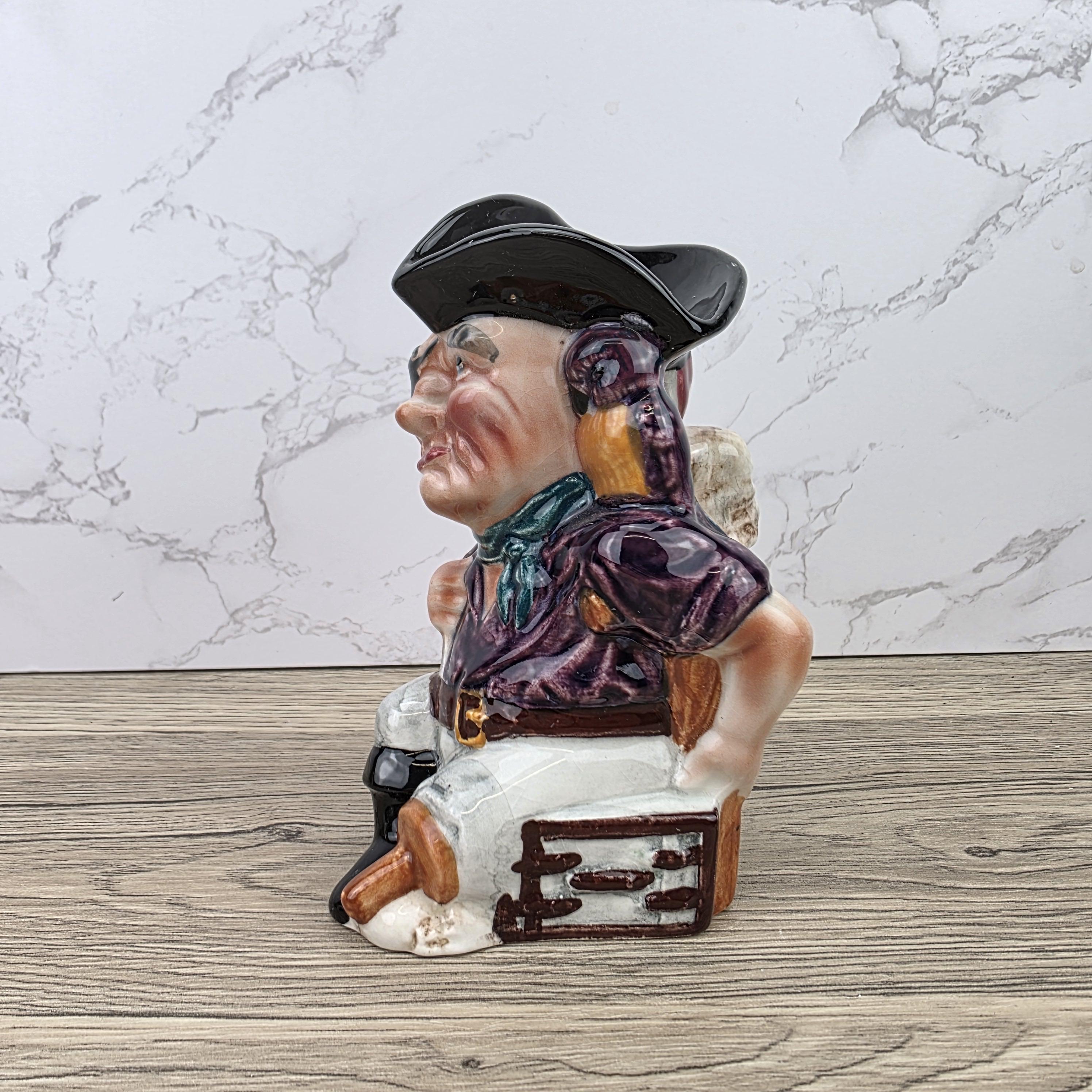 Toby Character Jug Long John Silver by Shorter and Son | Staffordshire England | Pirate Mug