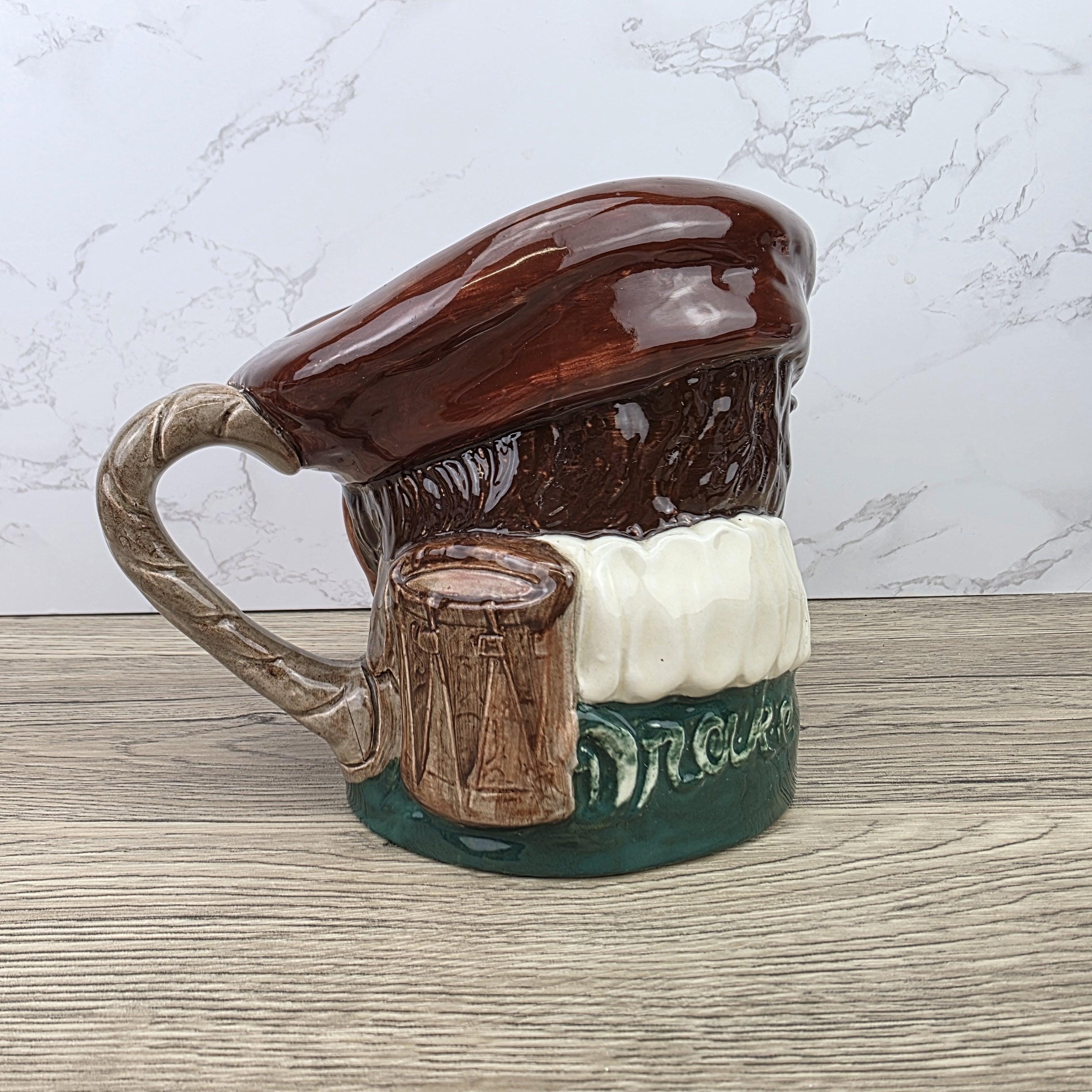 Vintage Royal Doulton Drake Sir Francis Character Toby Jug | English Porcelain Collectible Ceramic Mug