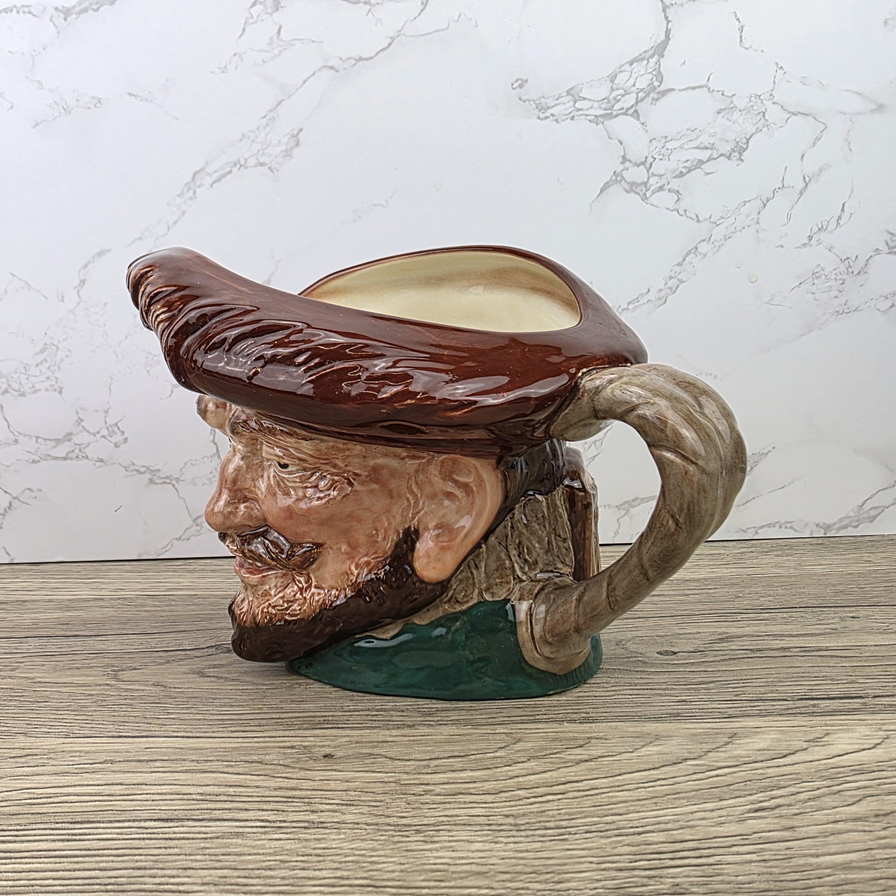 Vintage Royal Doulton Drake Sir Francis Character Toby Jug | English Porcelain Collectible Ceramic Mug