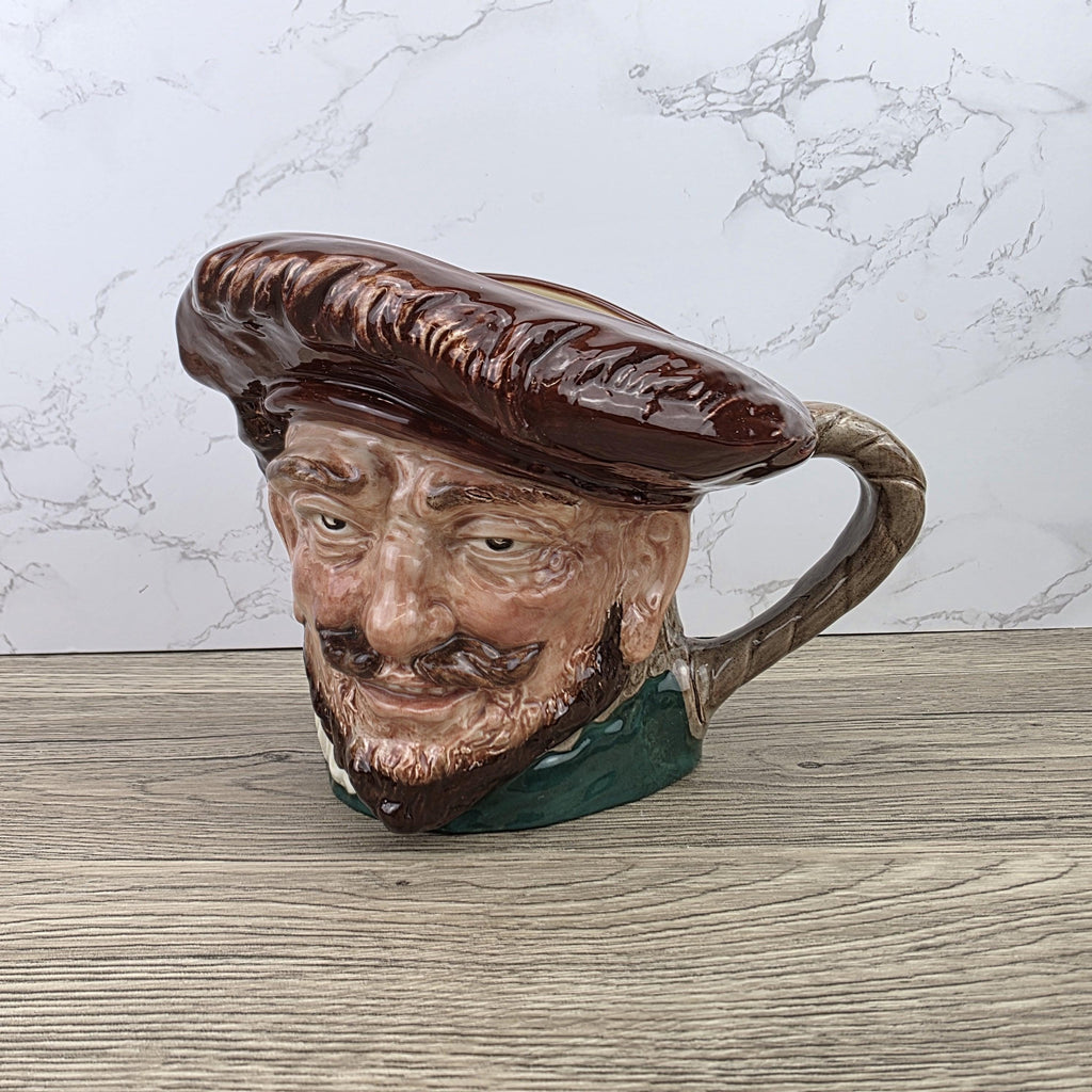 Vintage Royal Doulton Drake Sir Francis Character Toby Jug | English Porcelain Collectible Ceramic Mug