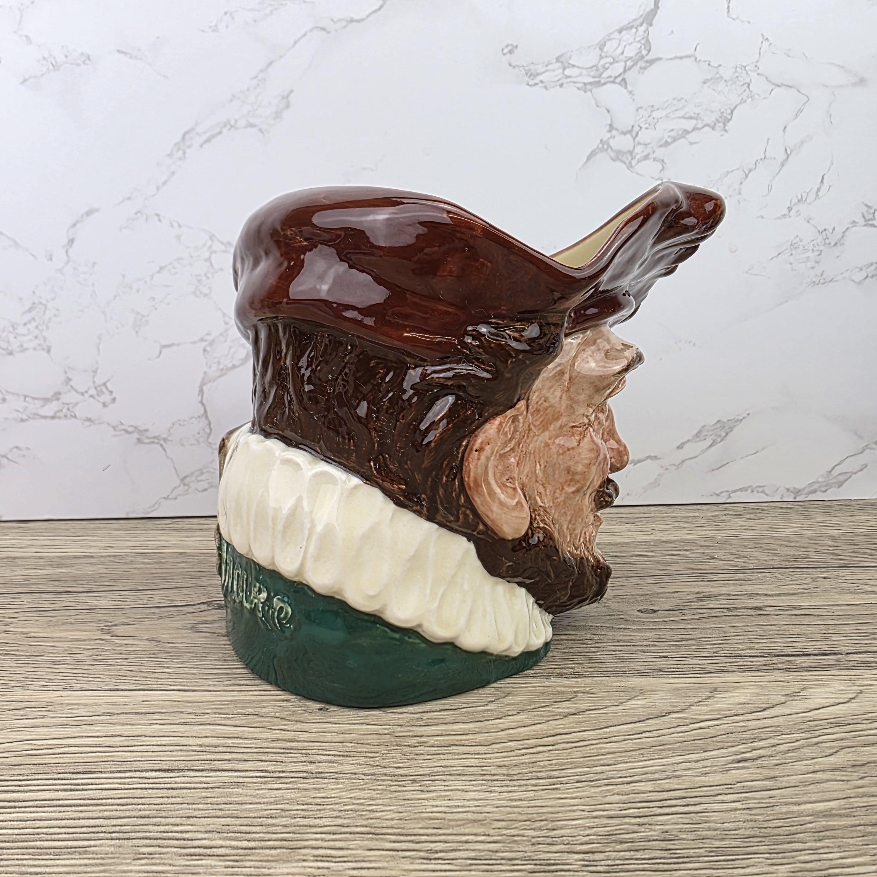 Vintage Royal Doulton Drake Sir Francis Character Toby Jug | English Porcelain Collectible Ceramic Mug