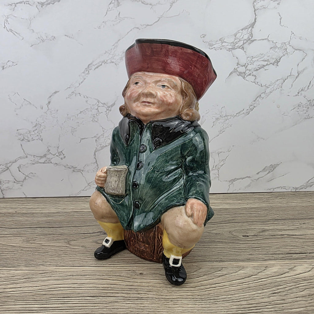 Porcelain Toby Jug Character Mug Vintage Collectible English Style Ceramic Decor Traditional Pub Barware