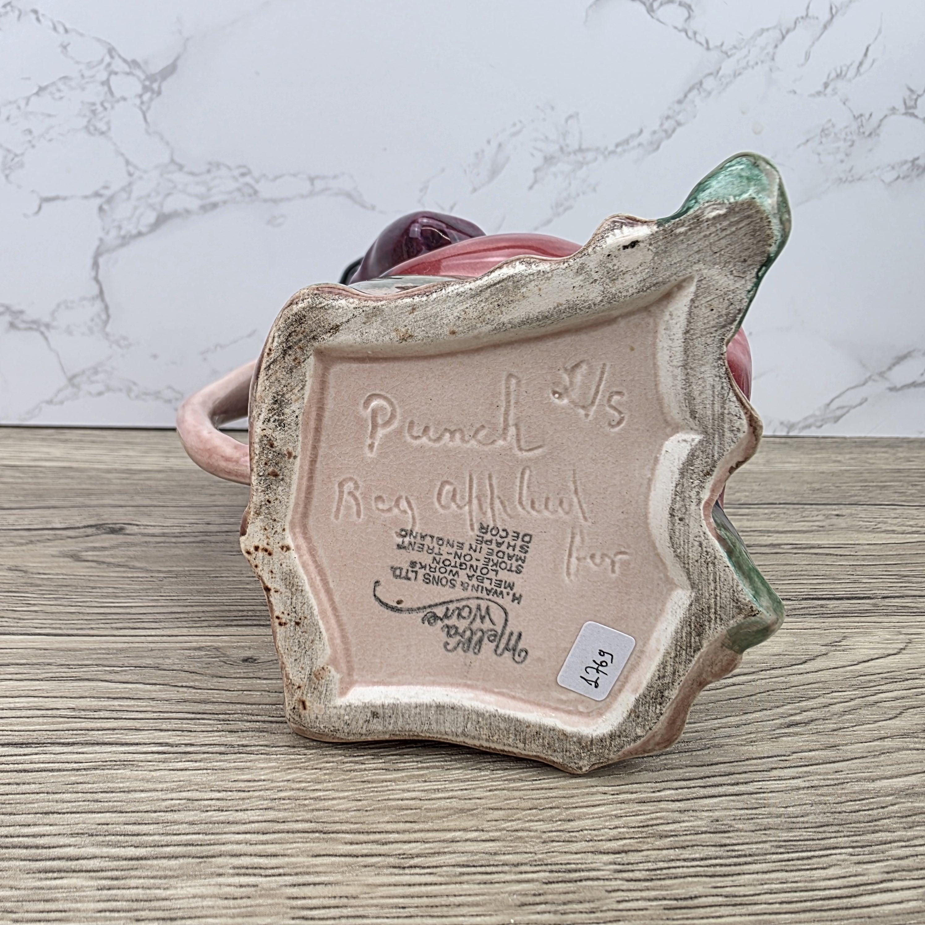 Melbaware Toby Character Jug Made in England | Vintage Hand Painted Ceramic Jug Decor Piece