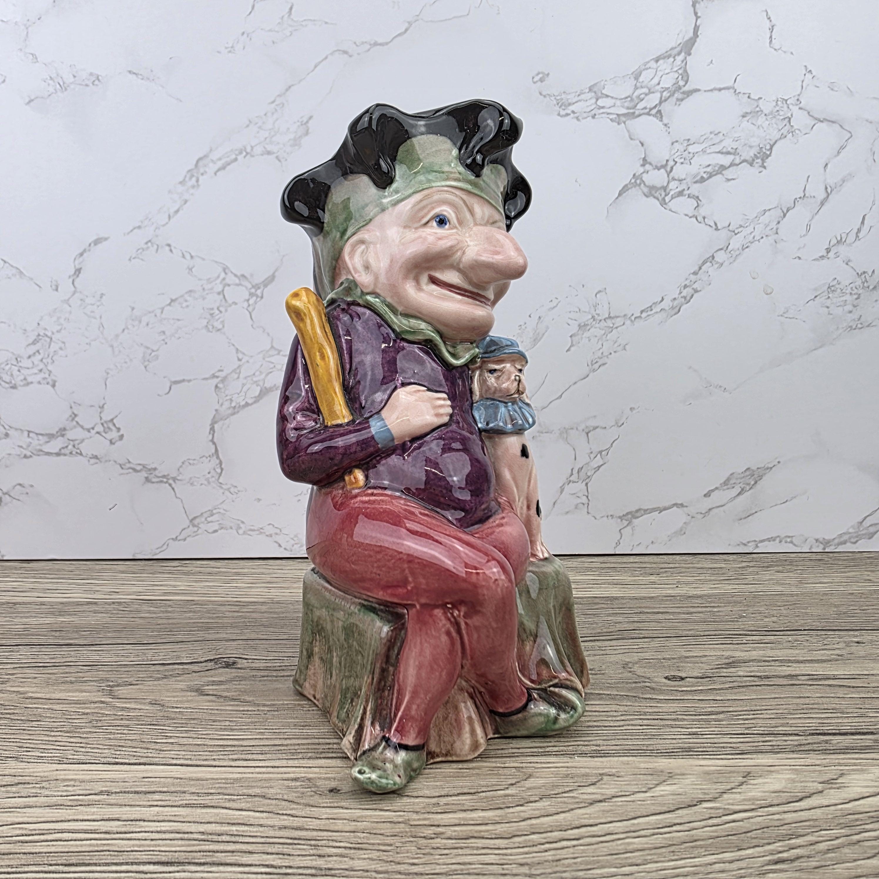 Melbaware Toby Character Jug Made in England | Vintage Hand Painted Ceramic Jug Decor Piece