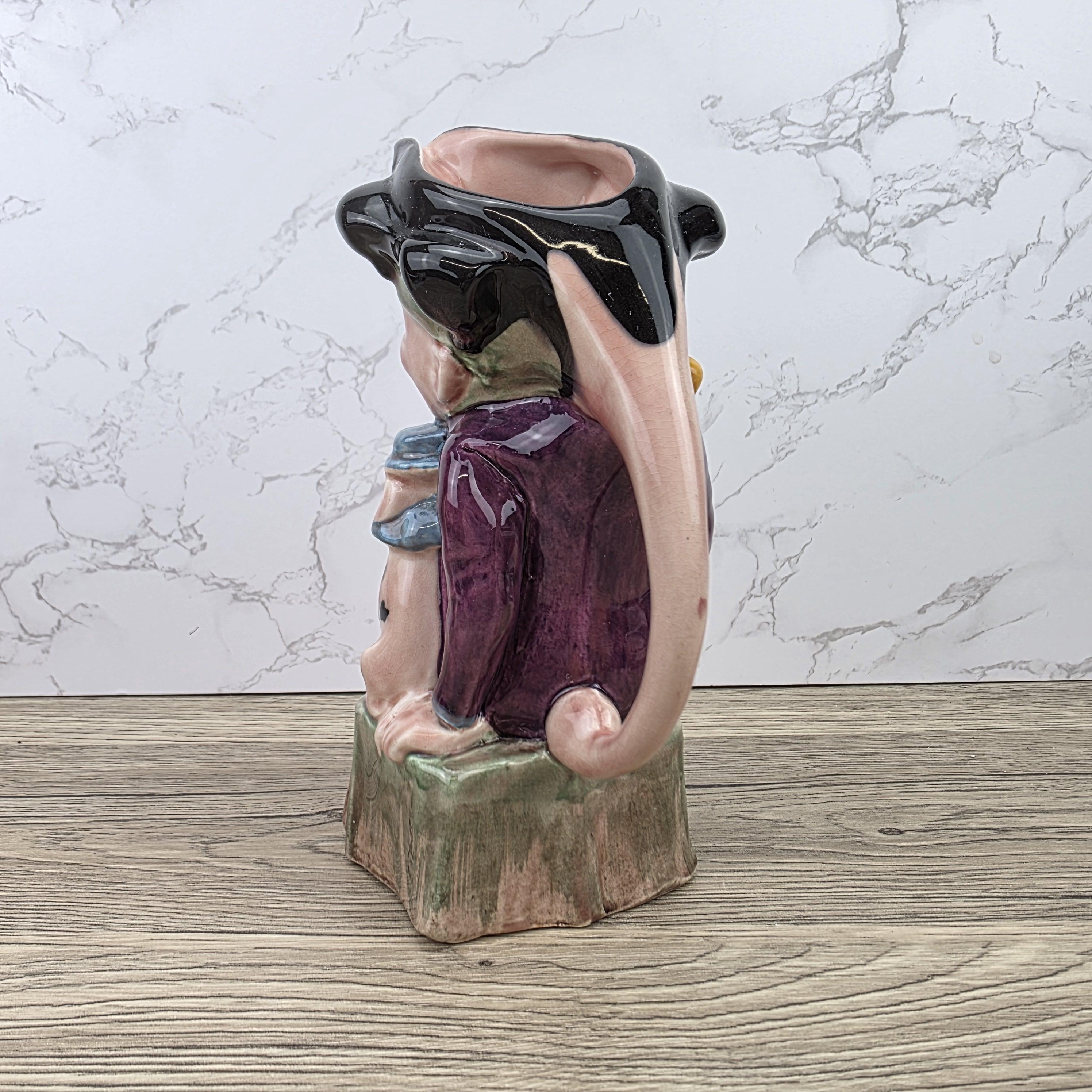 Melbaware Toby Character Jug Made in England | Vintage Hand Painted Ceramic Jug Decor Piece