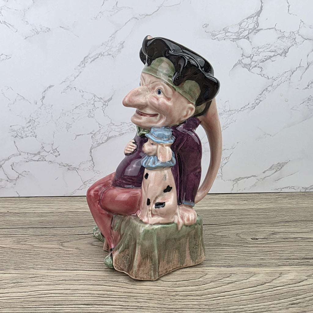 Melbaware Toby Character Jug Made in England | Vintage Hand Painted Ceramic Jug Decor Piece