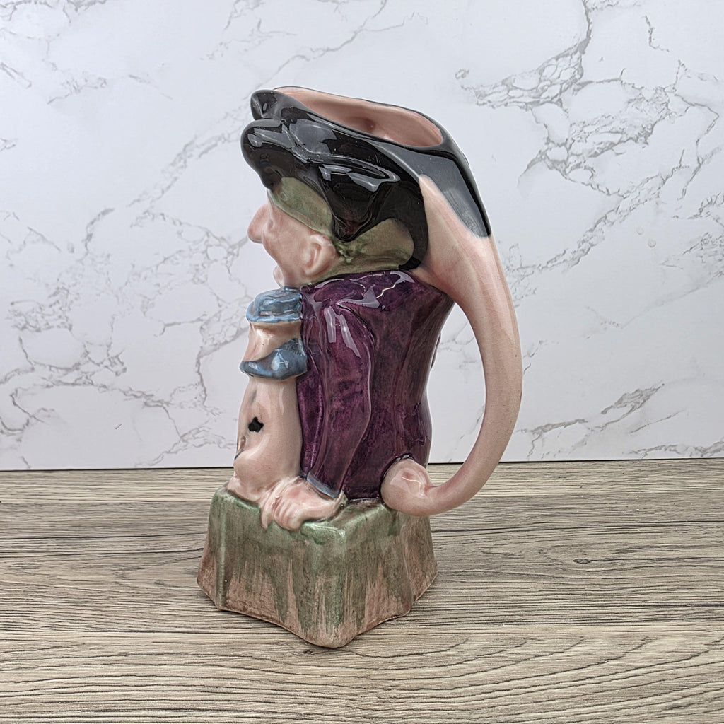 Melbaware Toby Character Jug Made in England | Vintage Hand Painted Ceramic Jug Decor Piece