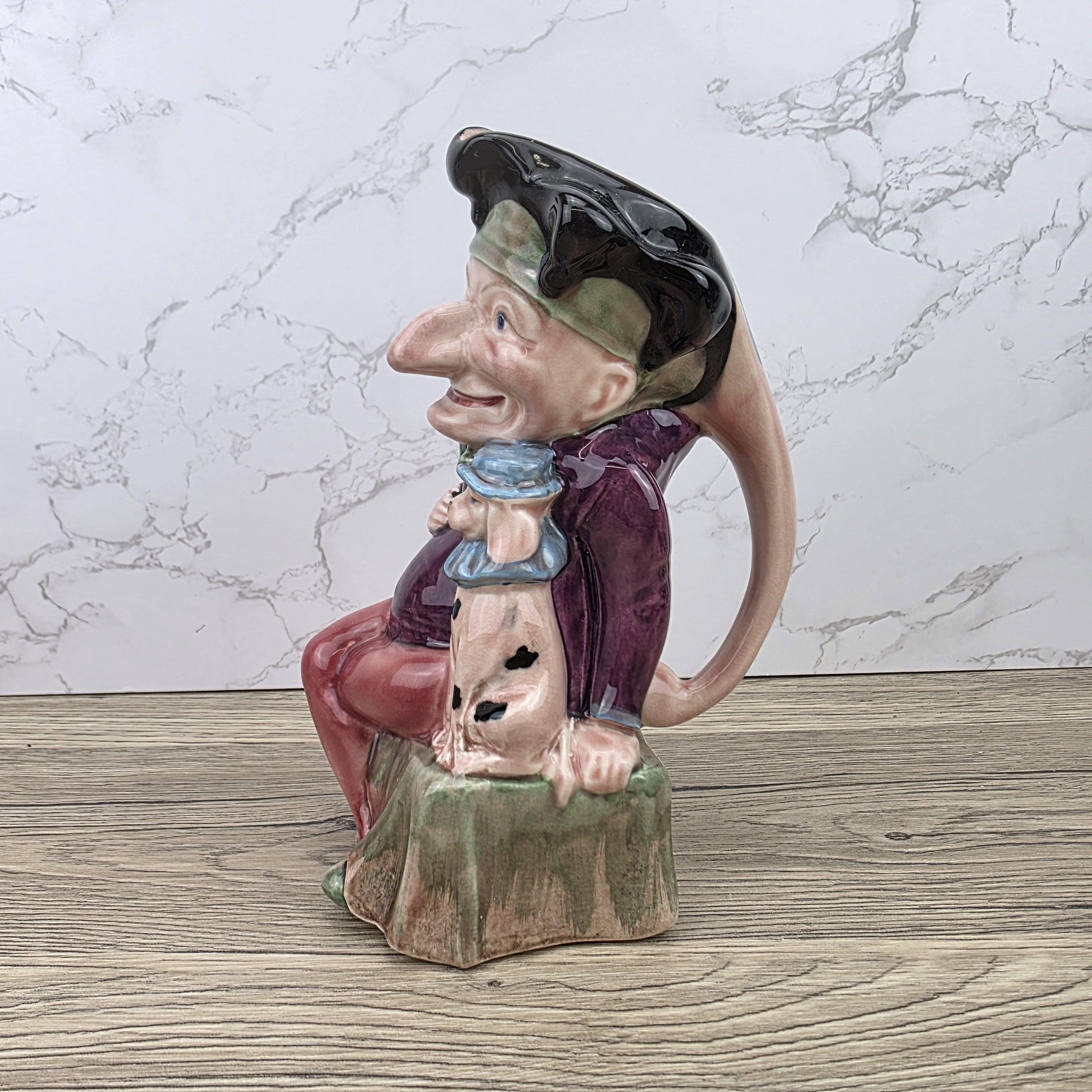 Melbaware Toby Character Jug Made in England | Vintage Hand Painted Ceramic Jug Decor Piece