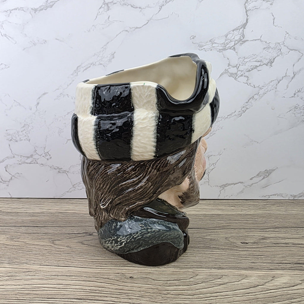 Royal Doulton Trapper Character Toby Jug D6609 | Made in England Hand Painted Ceramic Art