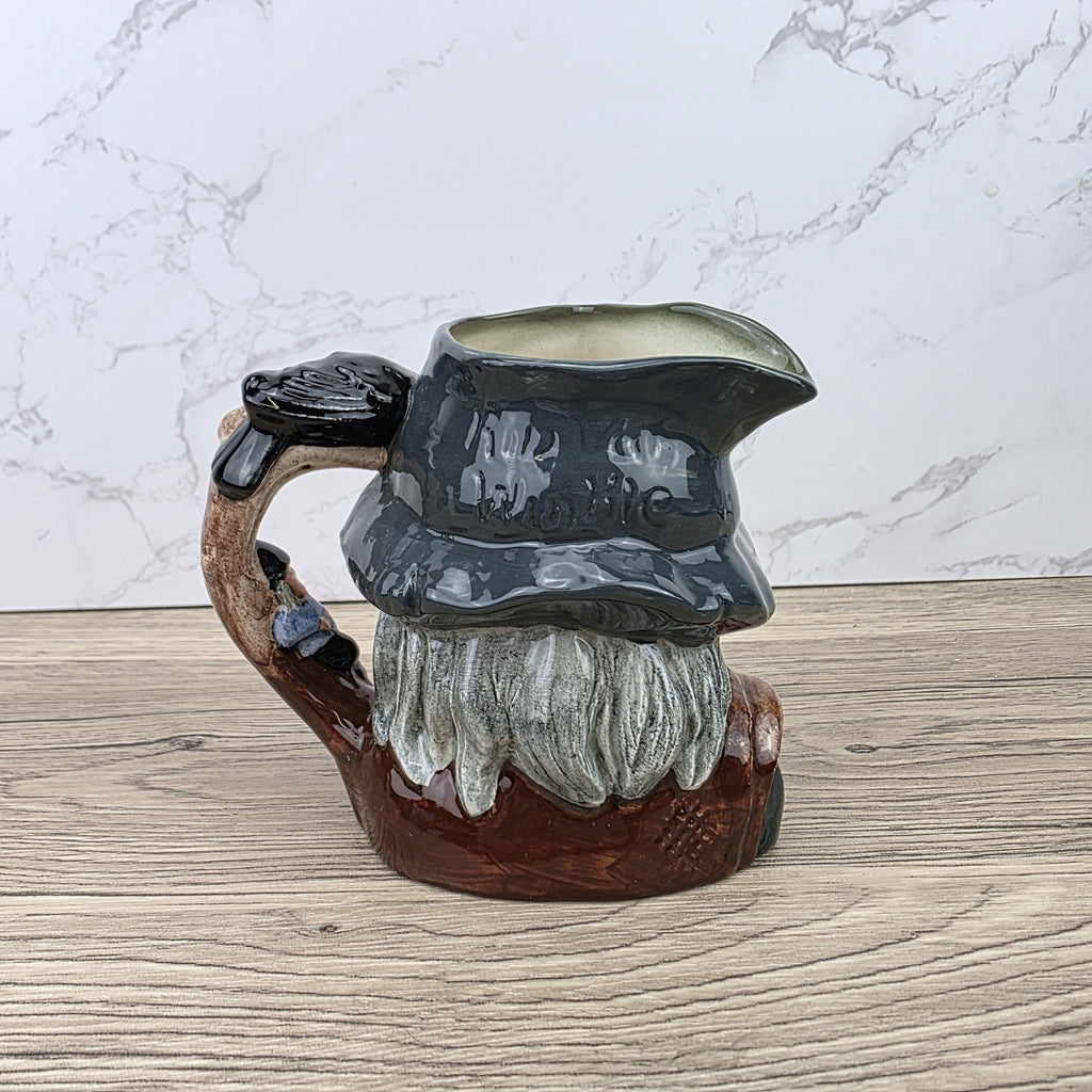 Character Jug Toby Pitcher Royal Doulton Rip Van Winkle D6463 Vintage English Pottery 1954