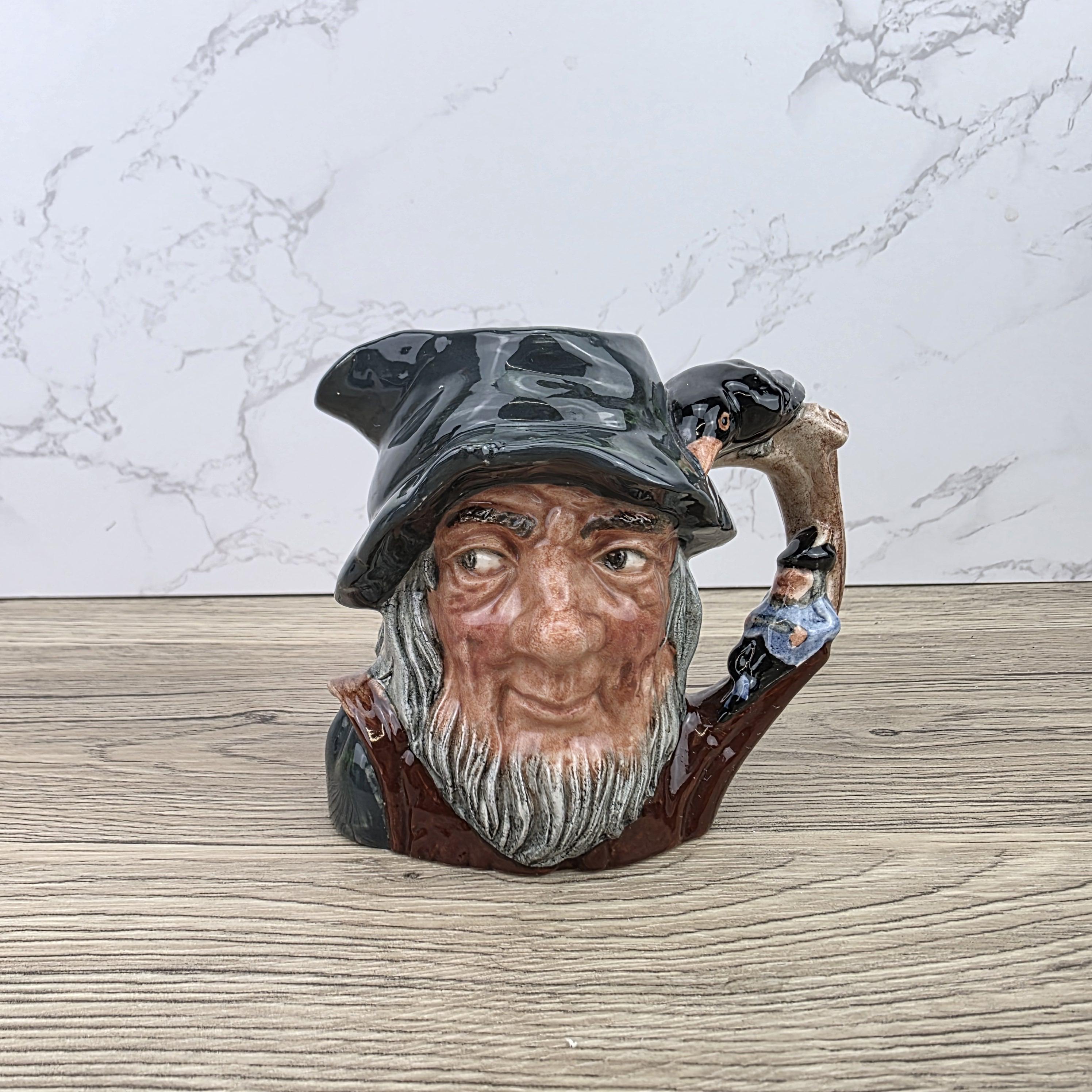 Character Jug Toby Pitcher Royal Doulton Rip Van Winkle D6463 Vintage English Pottery 1954