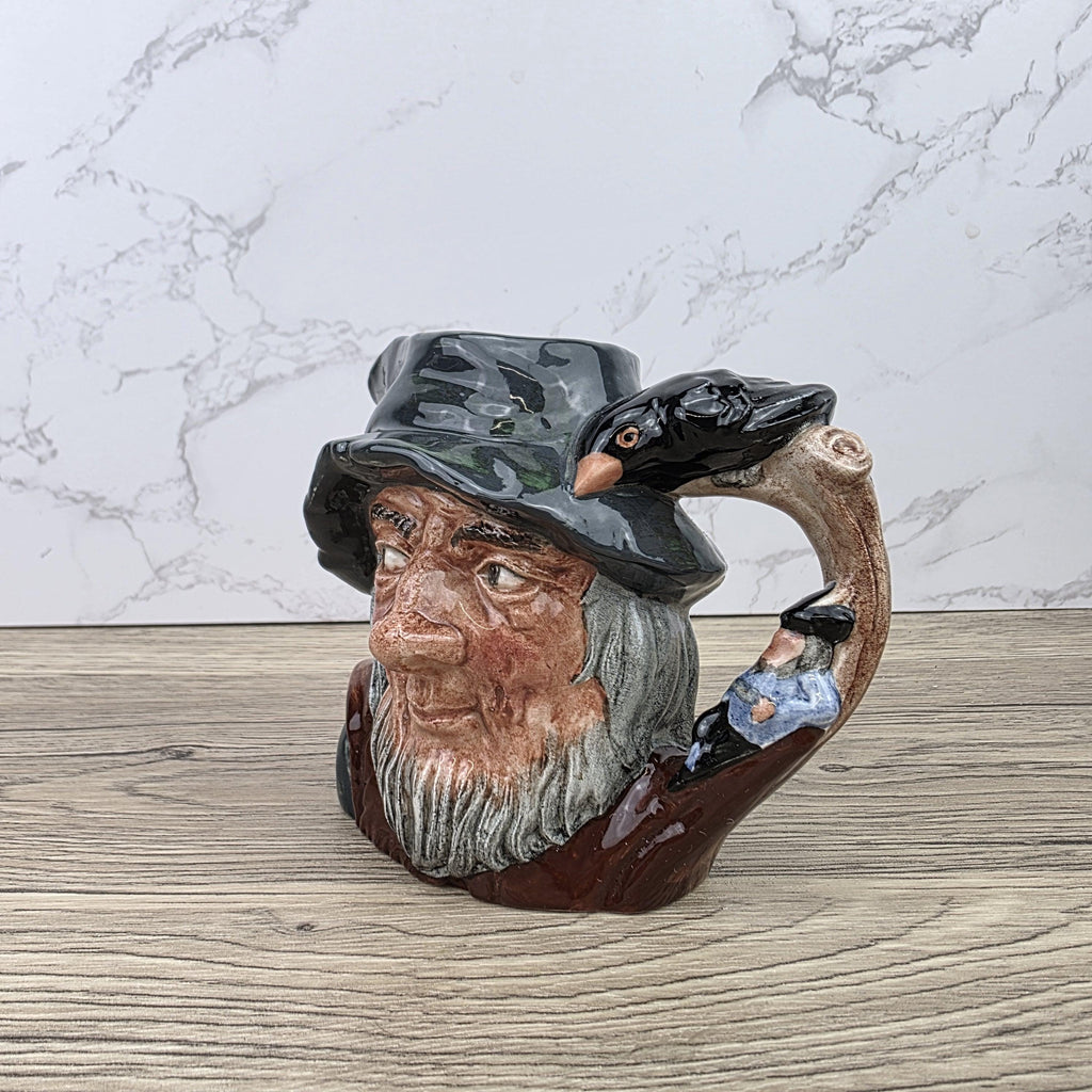 Character Jug Toby Pitcher Royal Doulton Rip Van Winkle D6463 Vintage English Pottery 1954