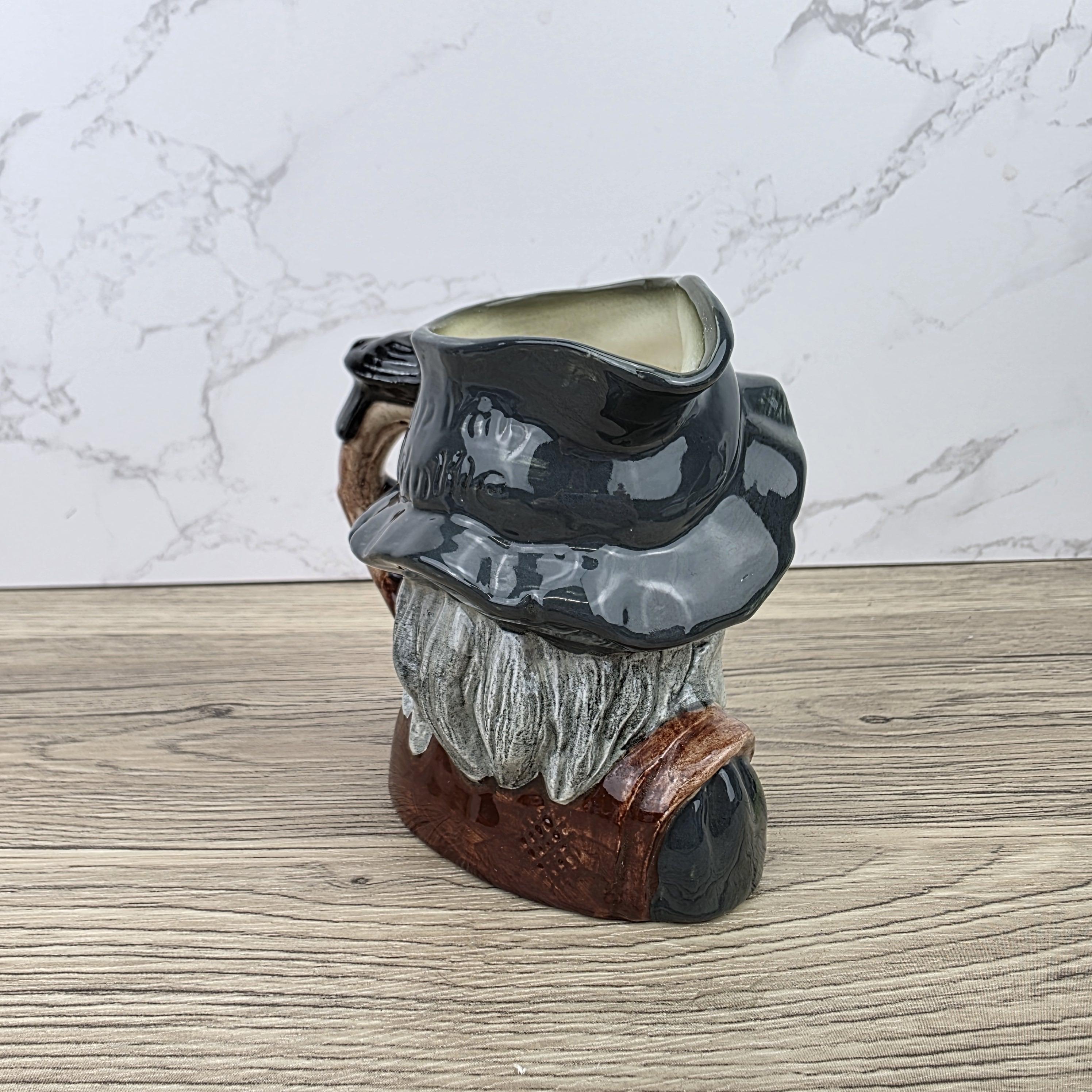 Character Jug Toby Pitcher Royal Doulton Rip Van Winkle D6463 Vintage English Pottery 1954