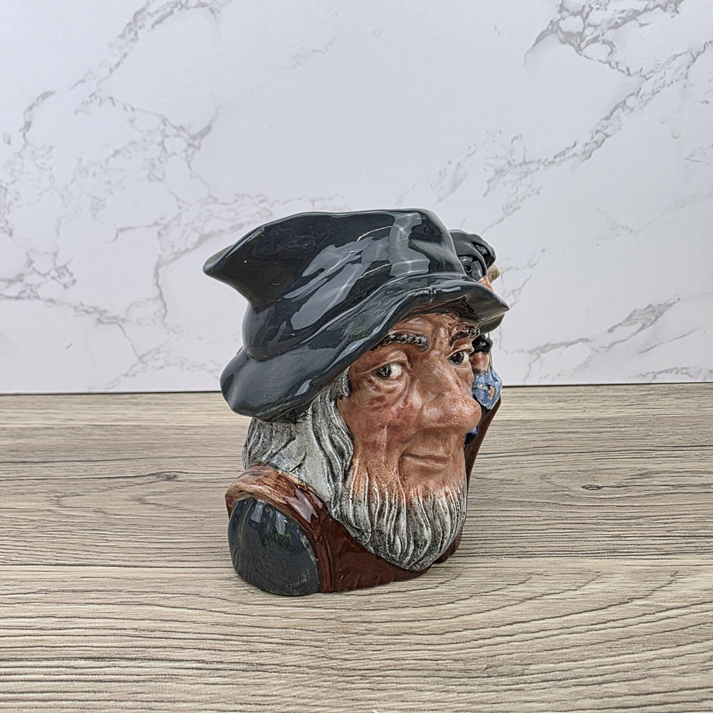 Character Jug Toby Pitcher Royal Doulton Rip Van Winkle D6463 Vintage English Pottery 1954