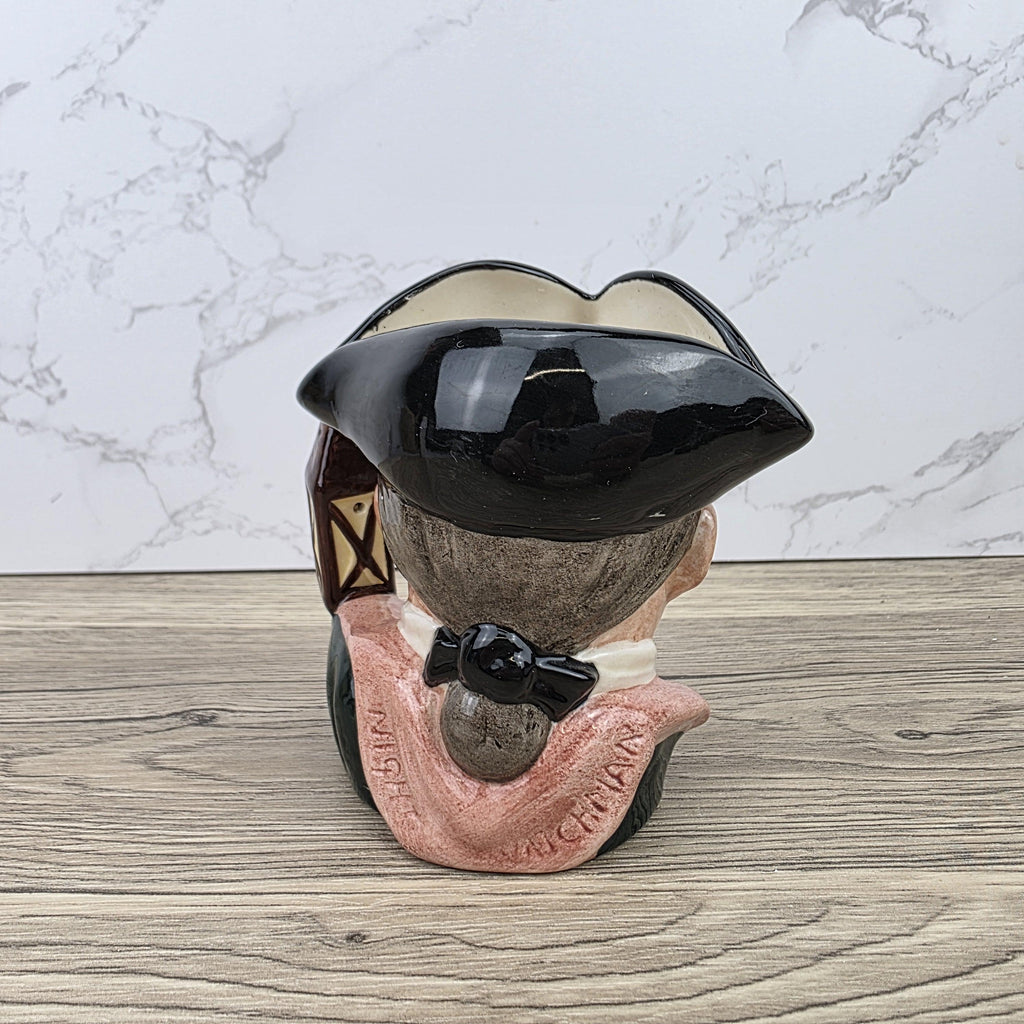 Character Jug Toby Pitcher Royal Doulton Night Watchman D6576 Vintage English Pottery Collectible 1962