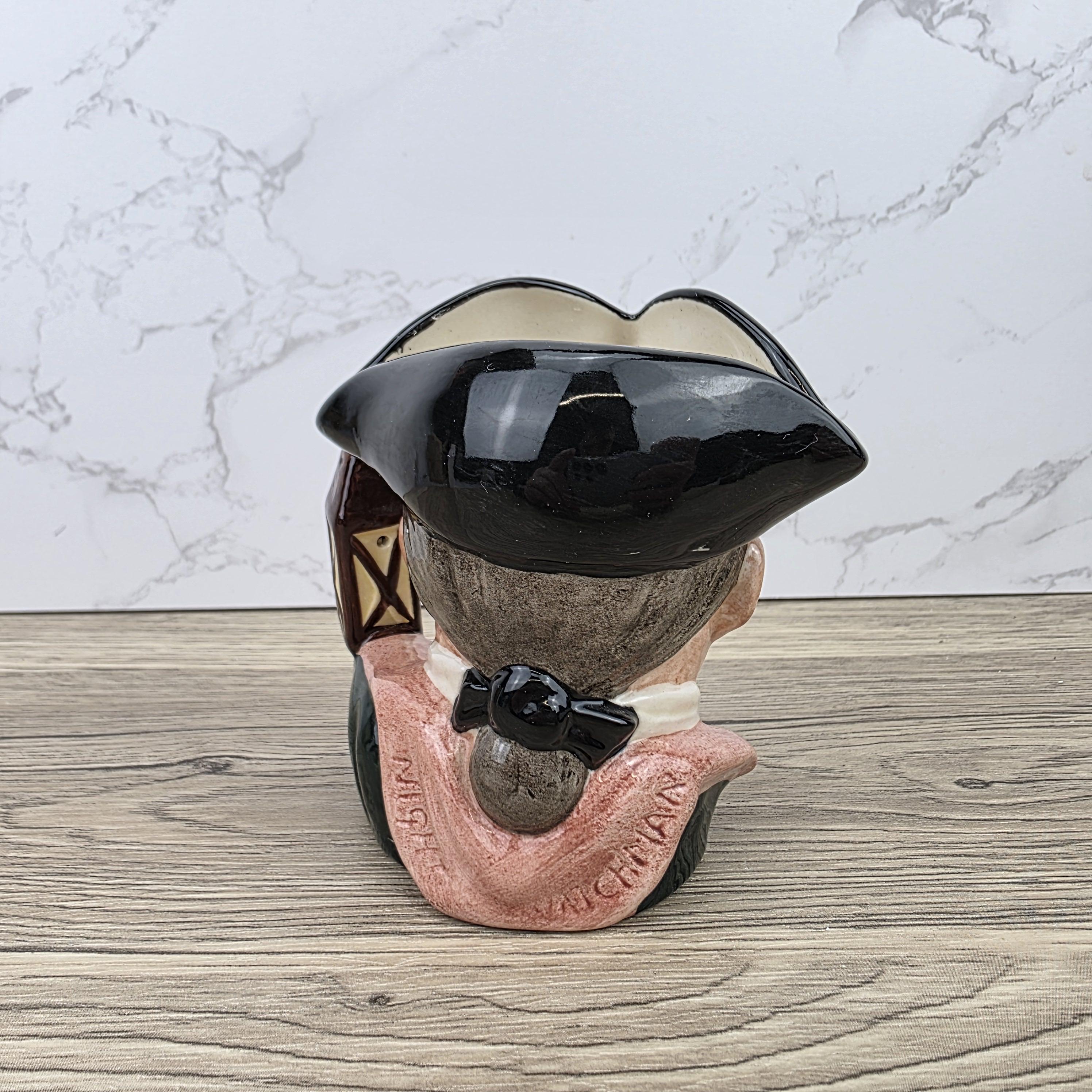 Character Jug Toby Pitcher Royal Doulton Night Watchman D6576 Vintage English Pottery Collectible 1962