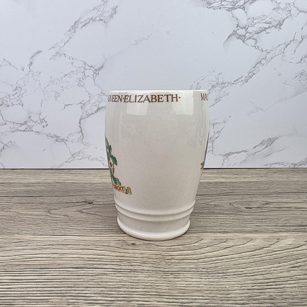 Antique King George VI Queen Elizabeth Coronation May 1937 Solian Ware English Pottery Mug