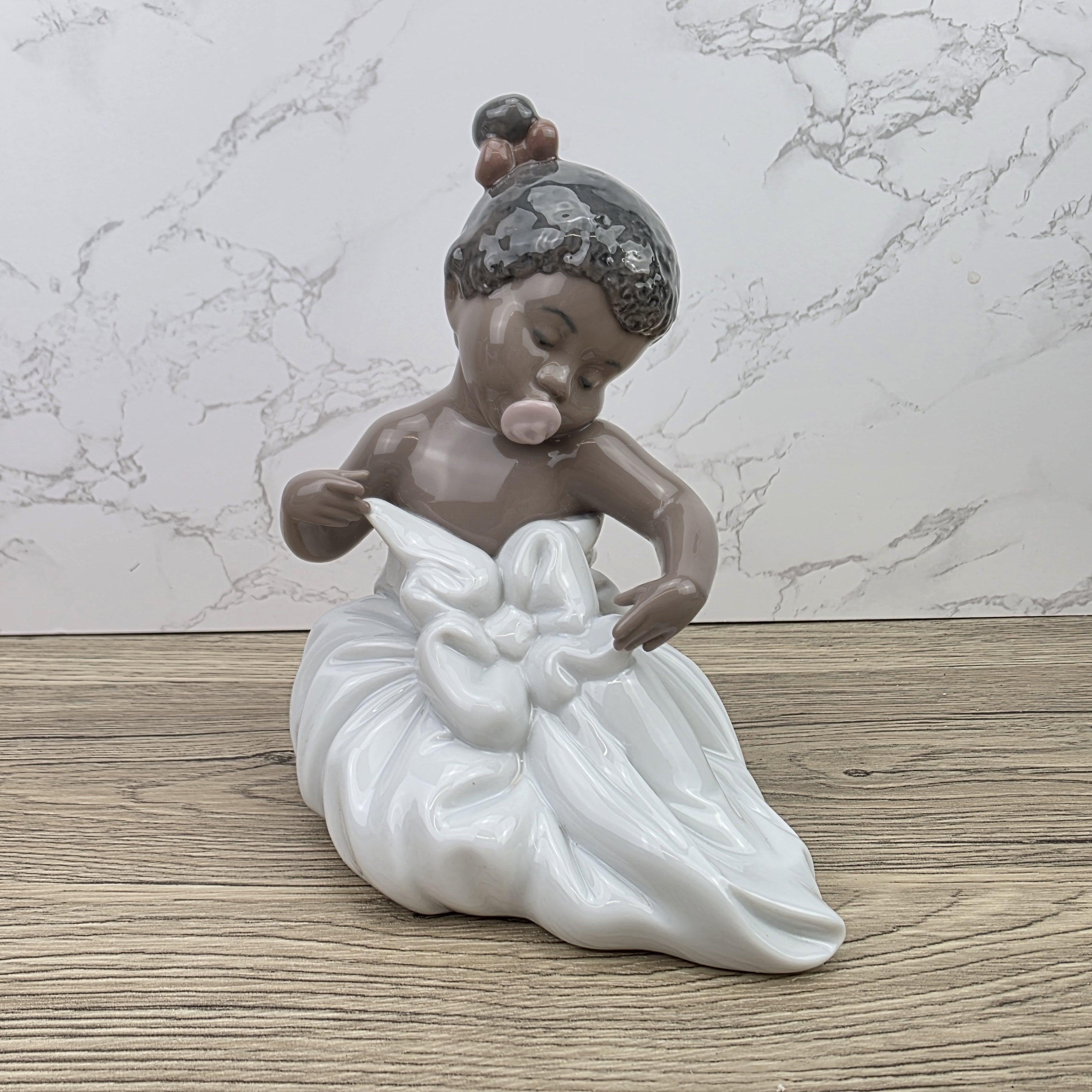 NAO Porcelain Girl Figurine Model 1365 | Handmade Valencia Spain | Late 20th Century Collectible Sculpture