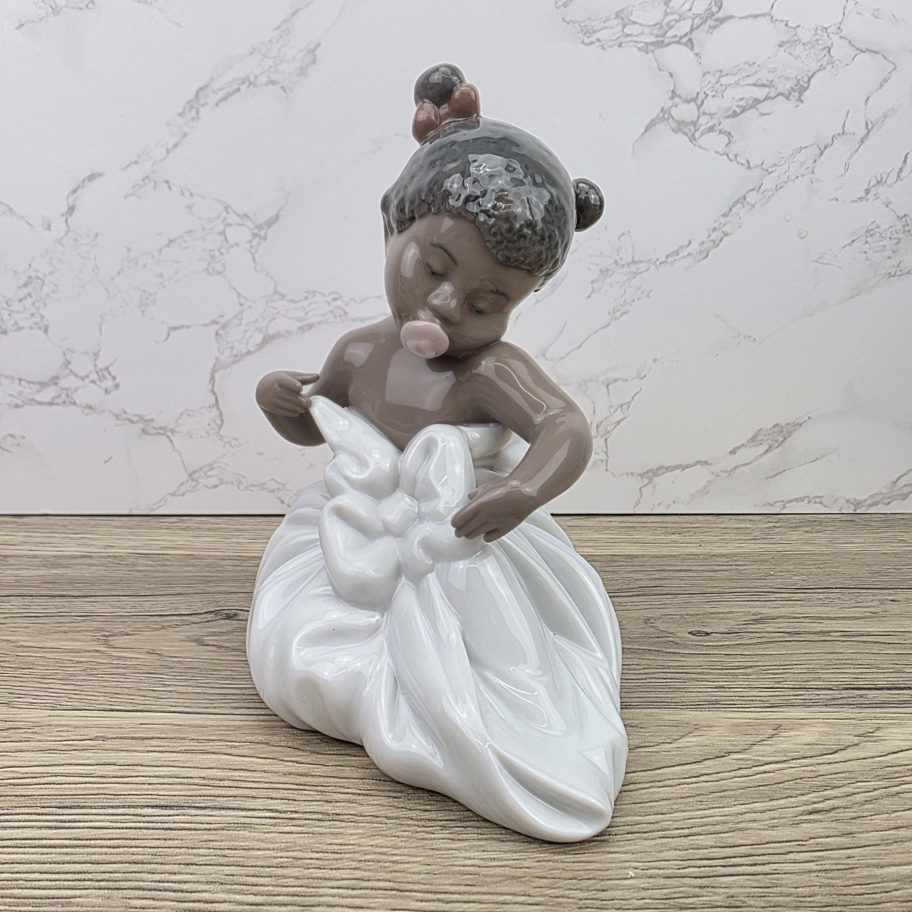 NAO Porcelain Girl Figurine Model 1365 | Handmade Valencia Spain | Late 20th Century Collectible Sculpture