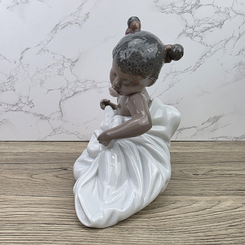 NAO Porcelain Girl Figurine Model 1365 | Handmade Valencia Spain | Late 20th Century Collectible Sculpture