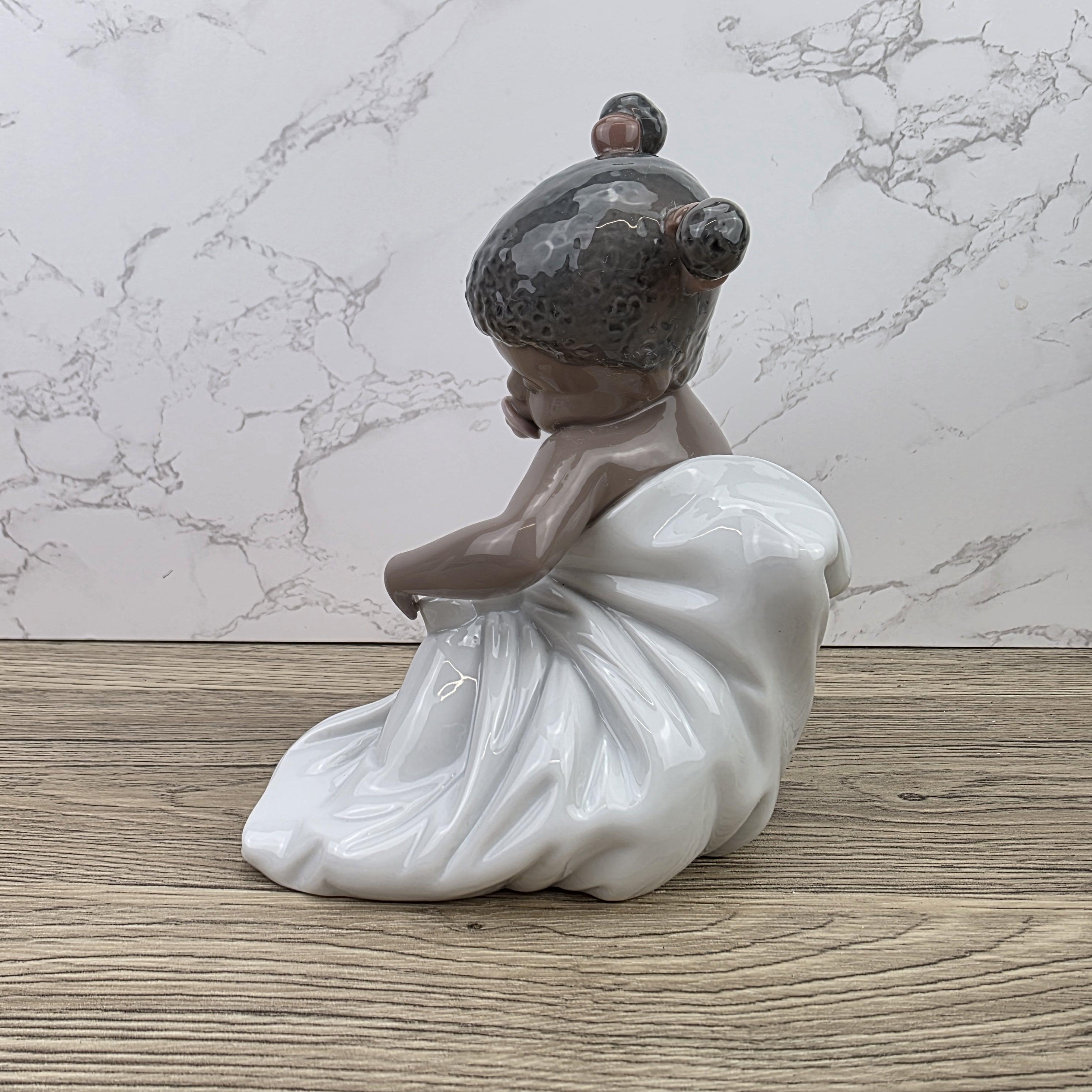 NAO Porcelain Girl Figurine Model 1365 | Handmade Valencia Spain | Late 20th Century Collectible Sculpture