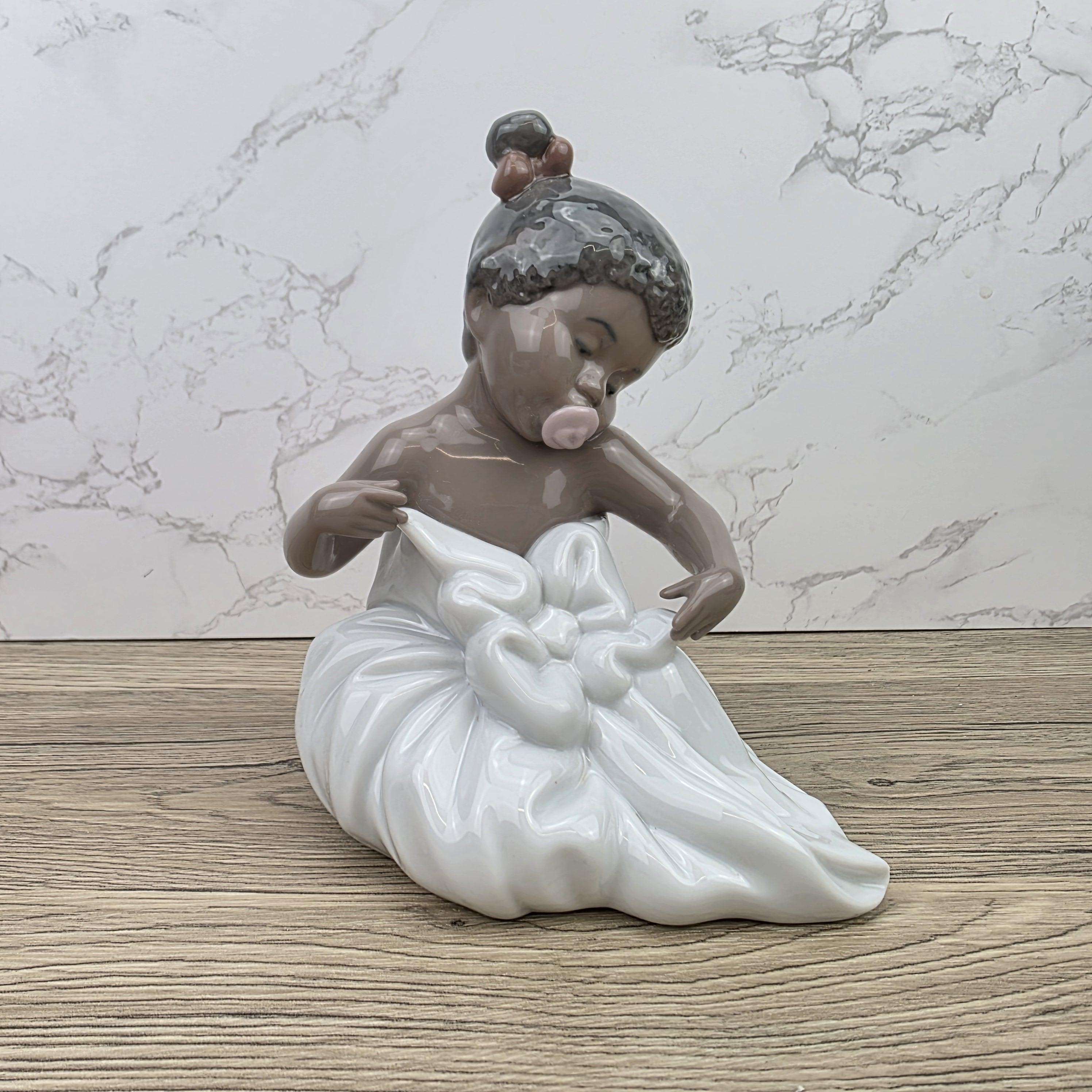 NAO Porcelain Girl Figurine Model 1365 | Handmade Valencia Spain | Late 20th Century Collectible Sculpture