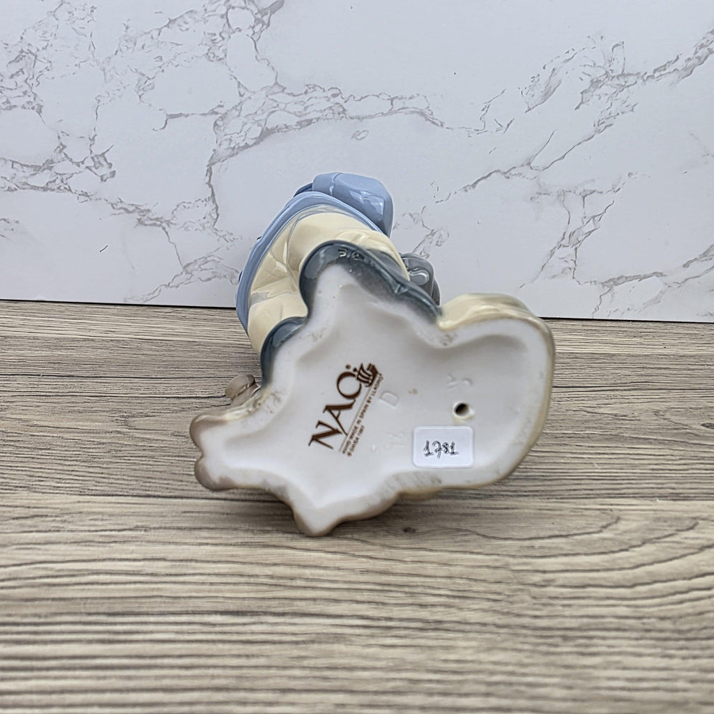 NAO Porcelain Child Figurine with Dog | Handmade Valencia Spain | Late 20th Century Collectible Sculpture