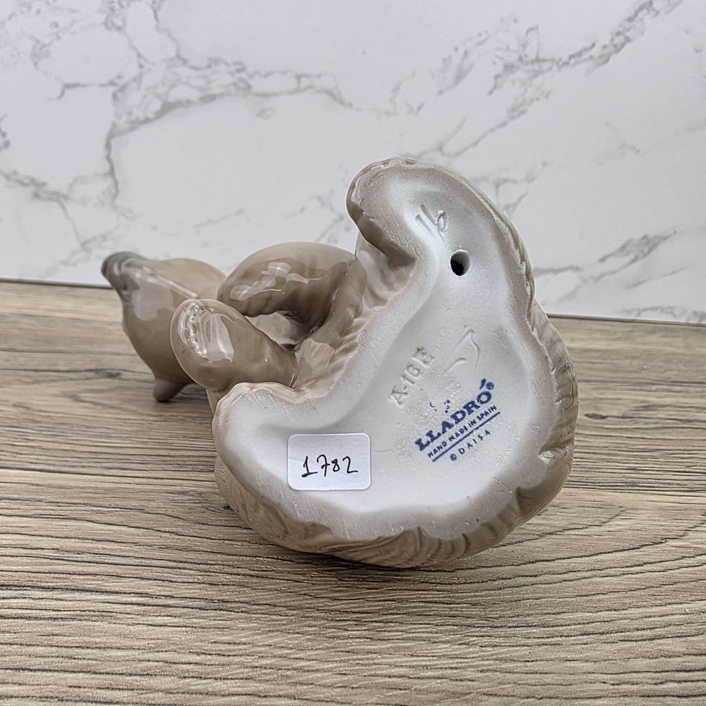Lladro Polar Bear Porcelain Figurine A-161 | Hand Made in Spain | Vintage Wildlife Decor 1970s