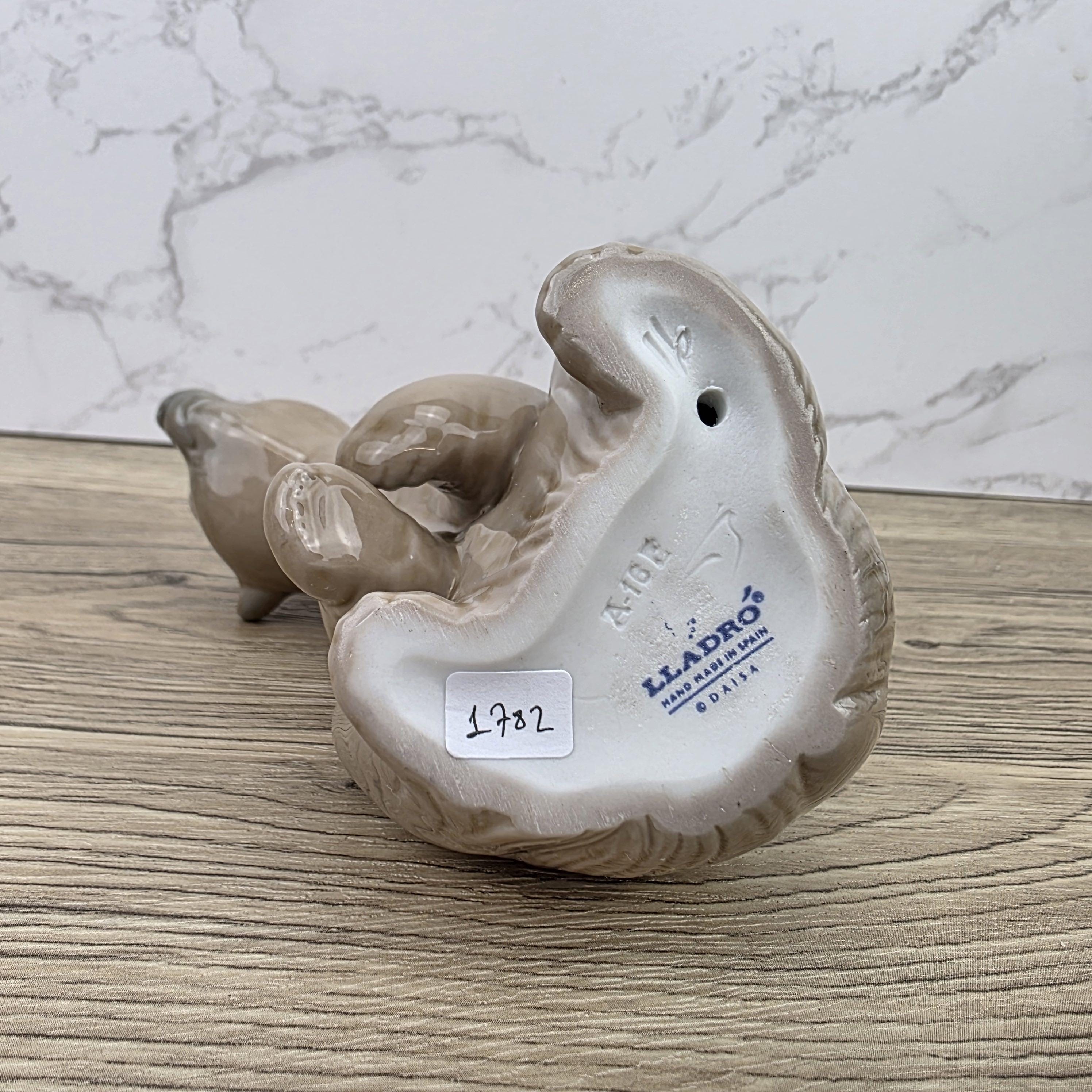 Lladro Polar Bear Porcelain Figurine A-161 | Hand Made in Spain | Vintage Wildlife Decor 1970s