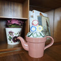 Vintage Planter Teapot With Lid, Price Kensington Made in England, Floral Ceramic Tea Pot