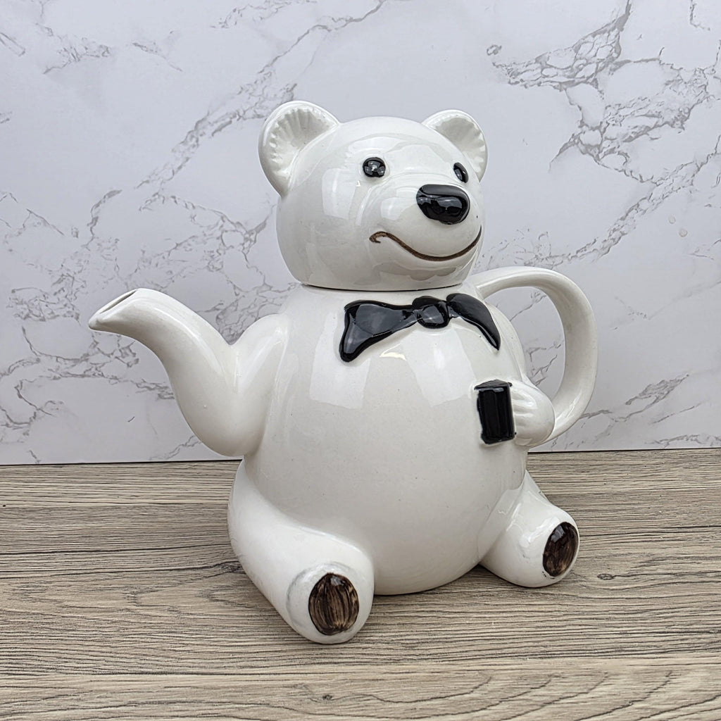 Bear Shaped Ceramic Teapot With Lid | Price & Kensington Novelty Tea Pot | 1980s English Pottery