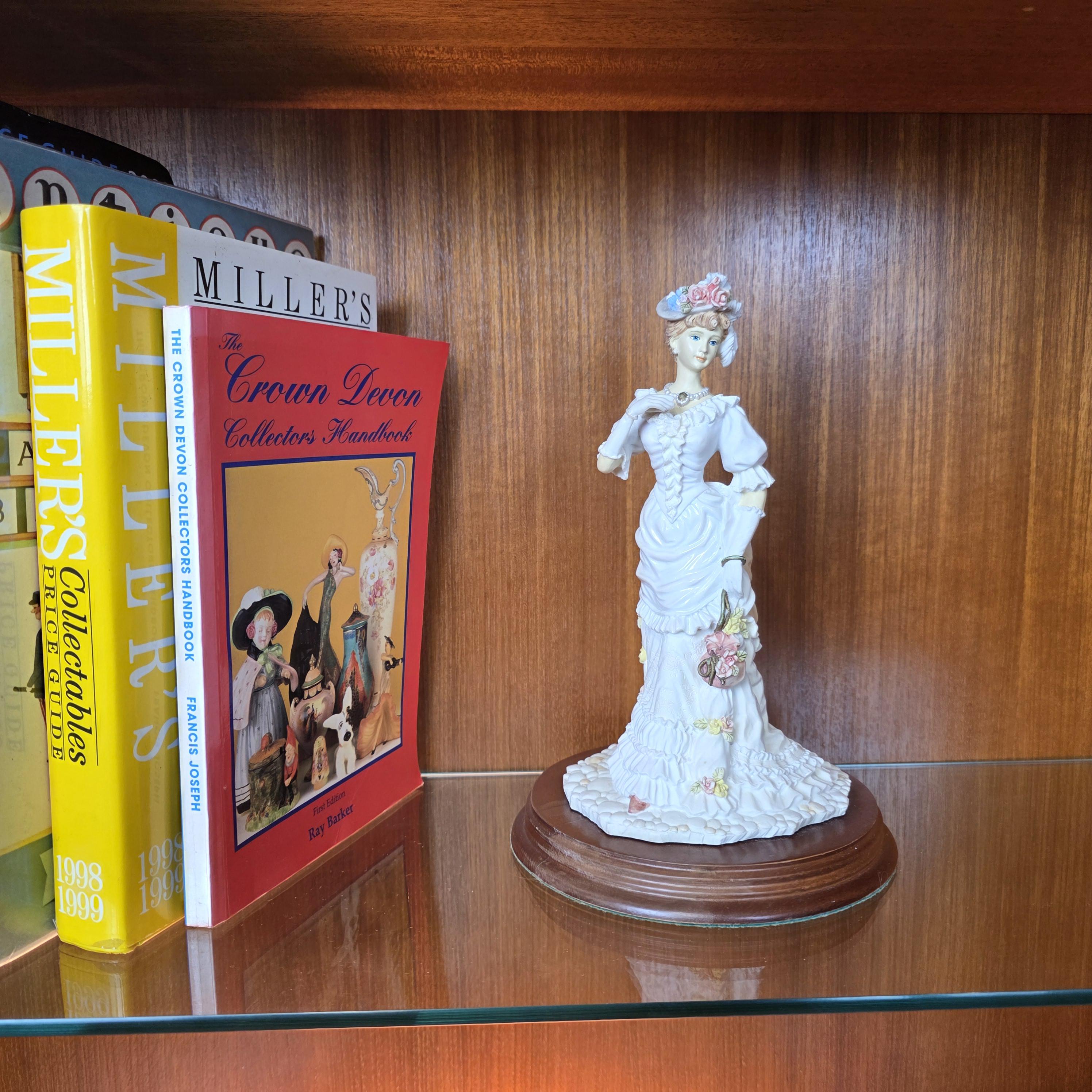 Victorian Lady Resin Figurine Sunday Stroll Leonardo Collection 1994 | Collectible Display Home Vintage Decor