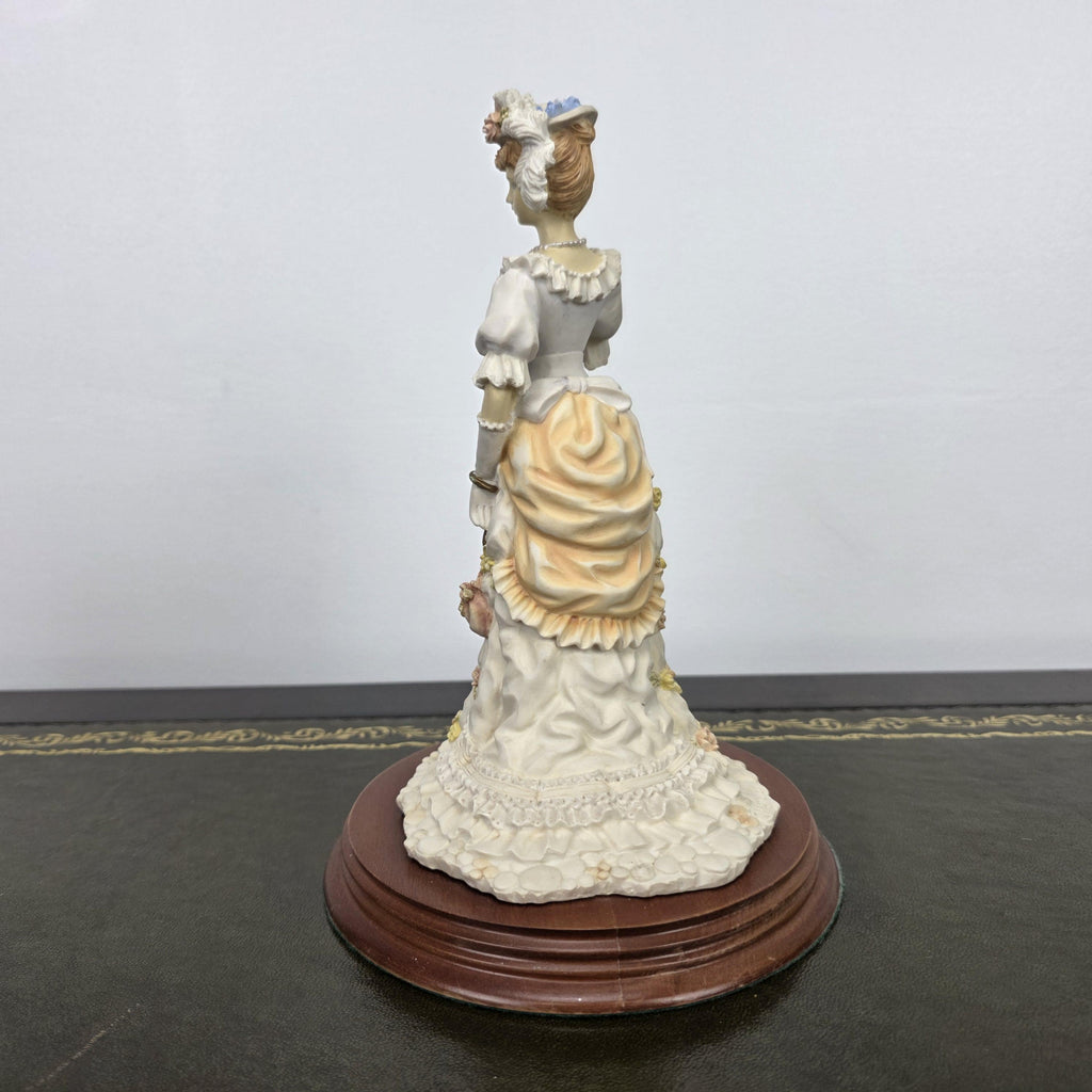 Victorian Lady Resin Figurine Sunday Stroll Leonardo Collection 1994 | Collectible Display Home Vintage Decor