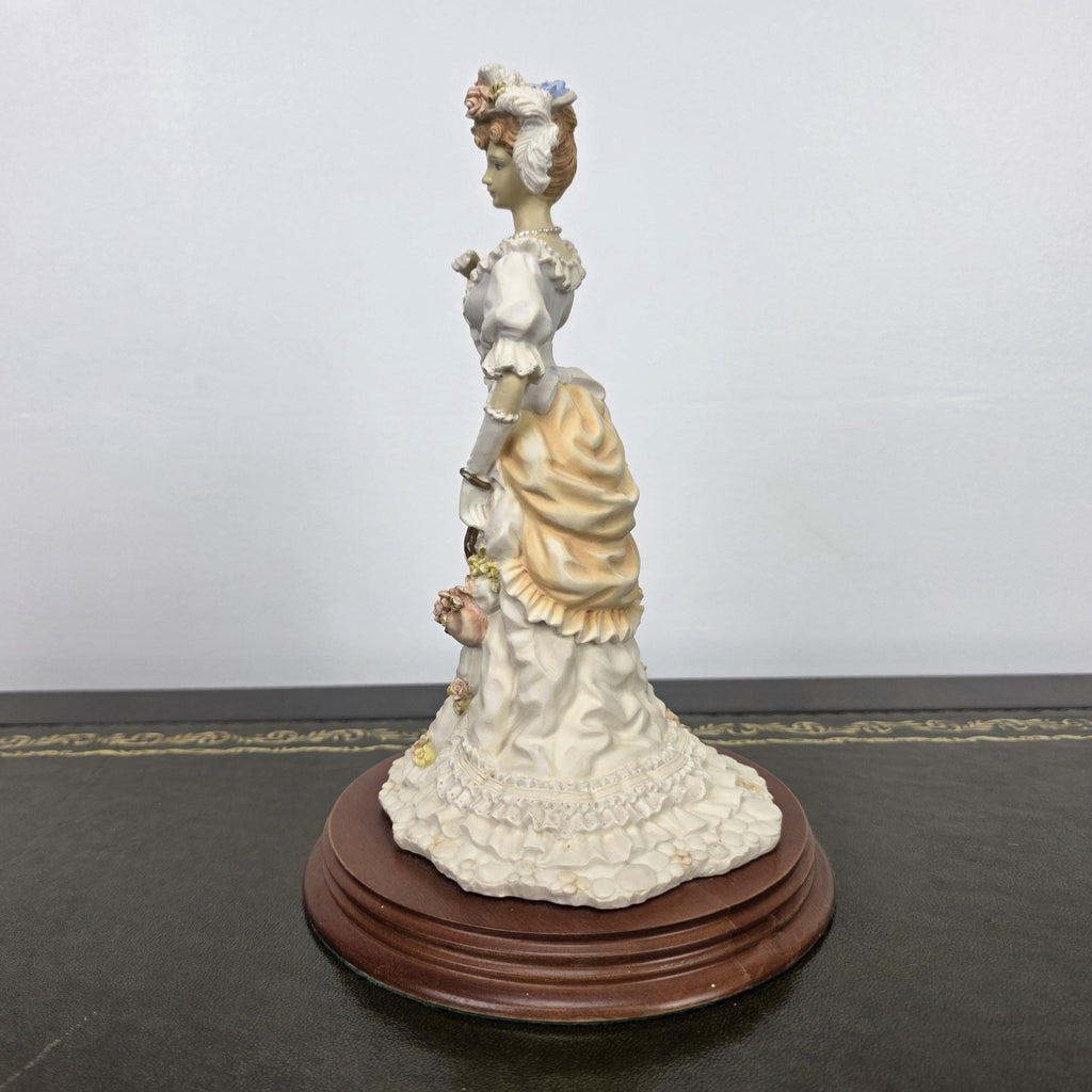 Victorian Lady Resin Figurine Sunday Stroll Leonardo Collection 1994 | Collectible Display Home Vintage Decor