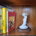 The Leonardo Collection Charlotte Resin Figurine 1991 | Vintage Floral Lady Statue | Collectible Display Piece