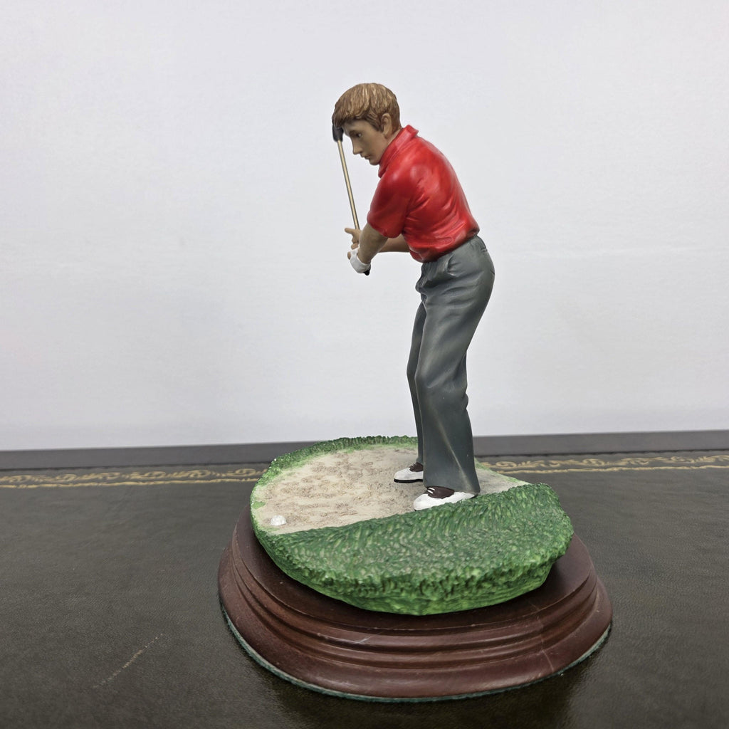 The Leonardo Collection The Bunker Golf Resin Figurine 1995 | Vintage Sports Player Statue | Collectible Display Piece
