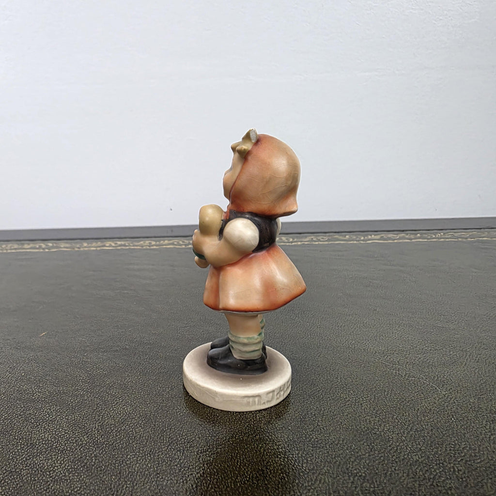 Vintage Hummel Goebel Girl Figurine Holding Doll | 1967 W Germany Porcelain Collectible Display Statue
