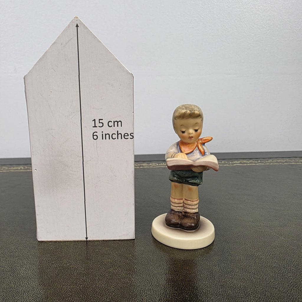 Goebel Hummel Club Reading Child Figurine 2087/B | 1999 German Porcelain Collector Display Piece