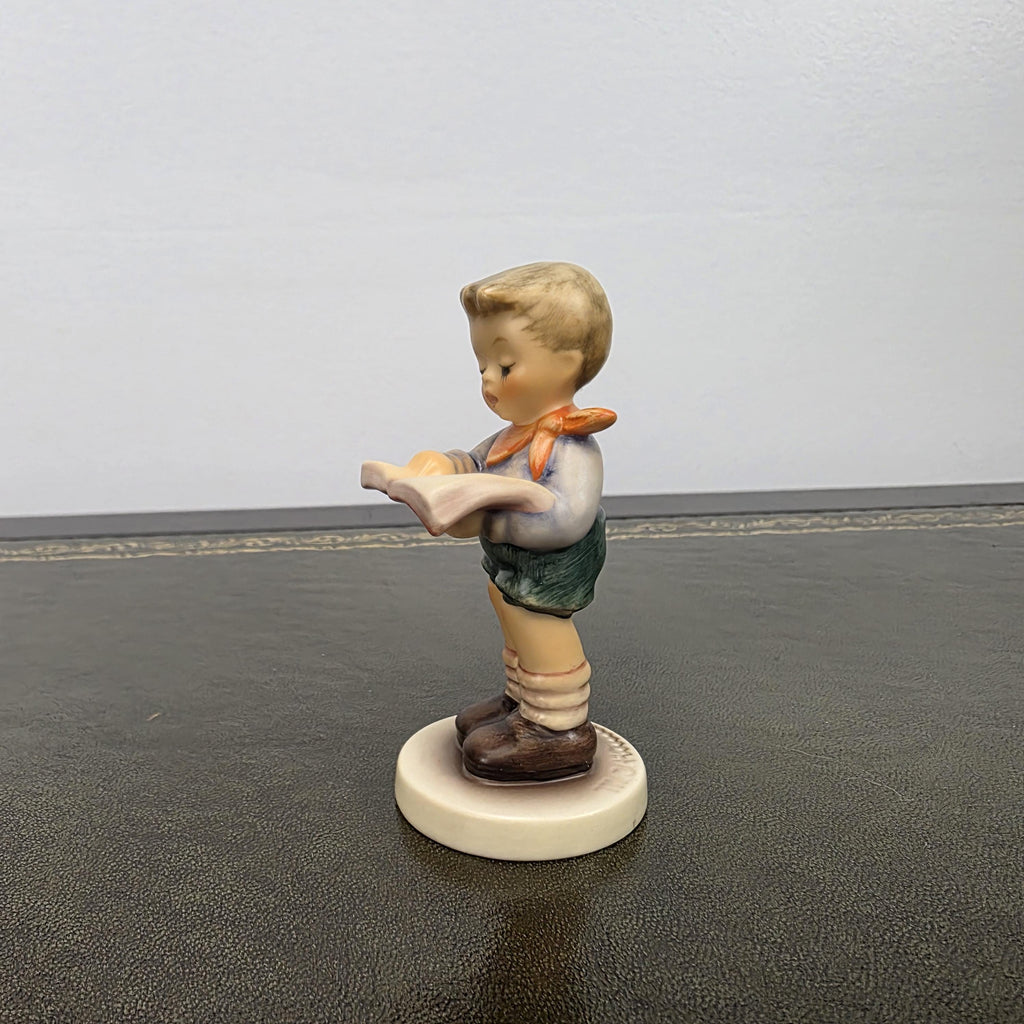 Goebel Hummel Club Reading Child Figurine 2087/B | 1999 German Porcelain Collector Display Piece