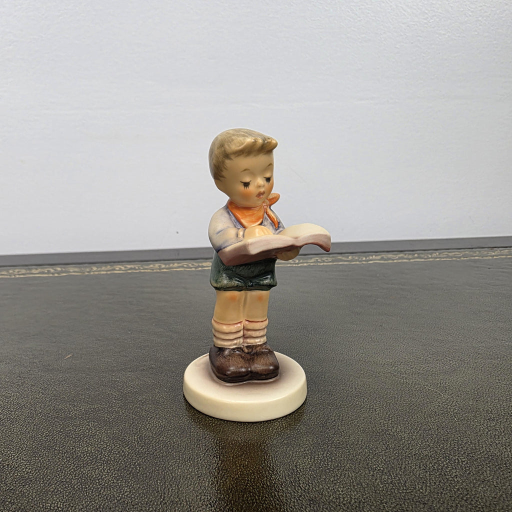 Goebel Hummel Club Reading Child Figurine 2087/B | 1999 German Porcelain Collector Display Piece