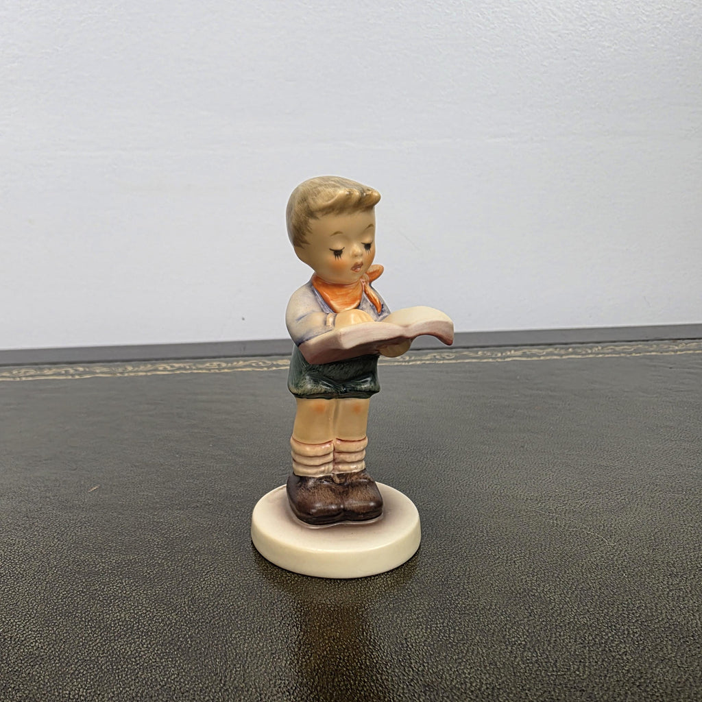 Goebel Hummel Club Reading Child Figurine 2087/B | 1999 German Porcelain Collector Display Piece