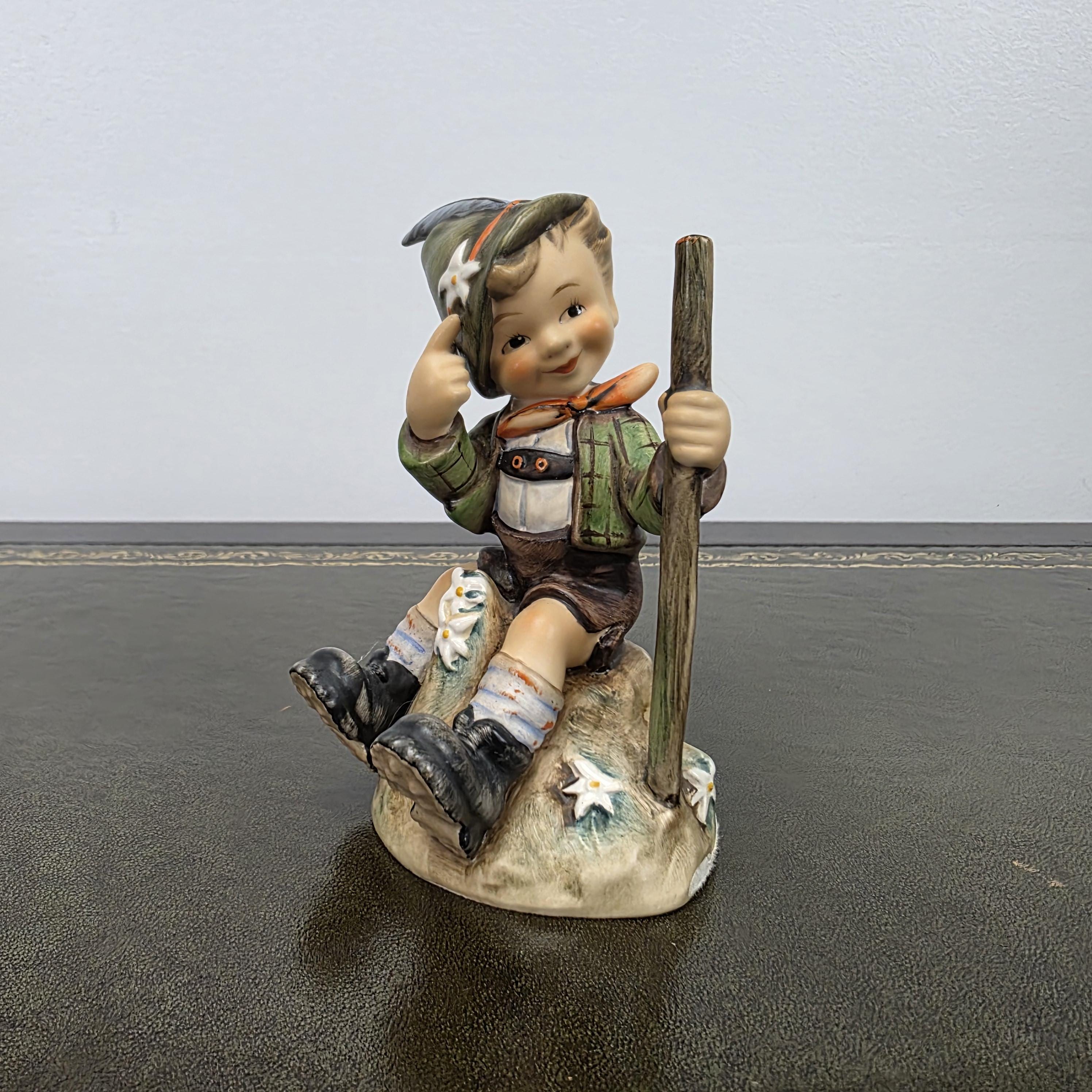 Goebel Hummel Model 315 W Germany Porcelain Boy Figurine | Vintage Collectible Shelf Display Statue